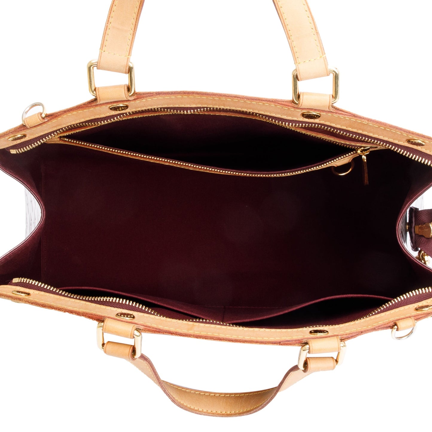Louis Vuitton Amarante Monogram Vernis Brea GM