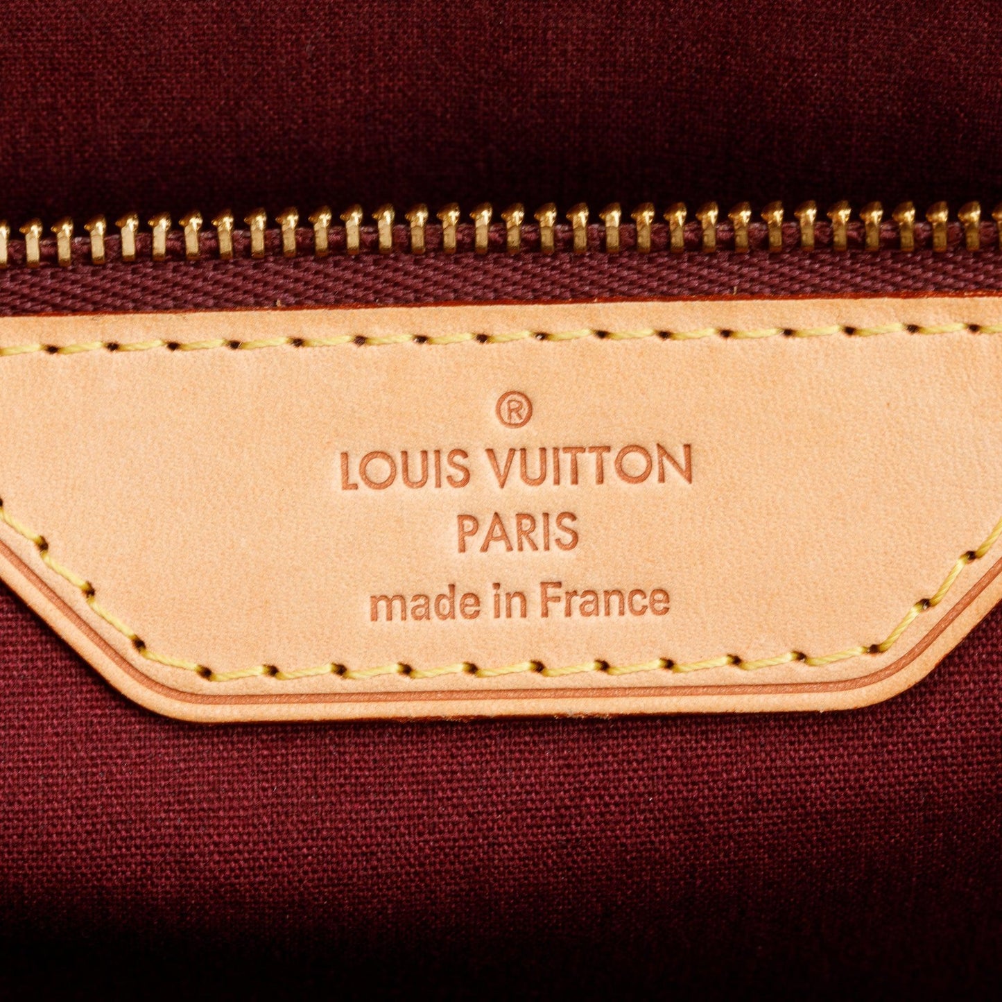 Louis Vuitton Amarante Monogram Vernis Brea GM