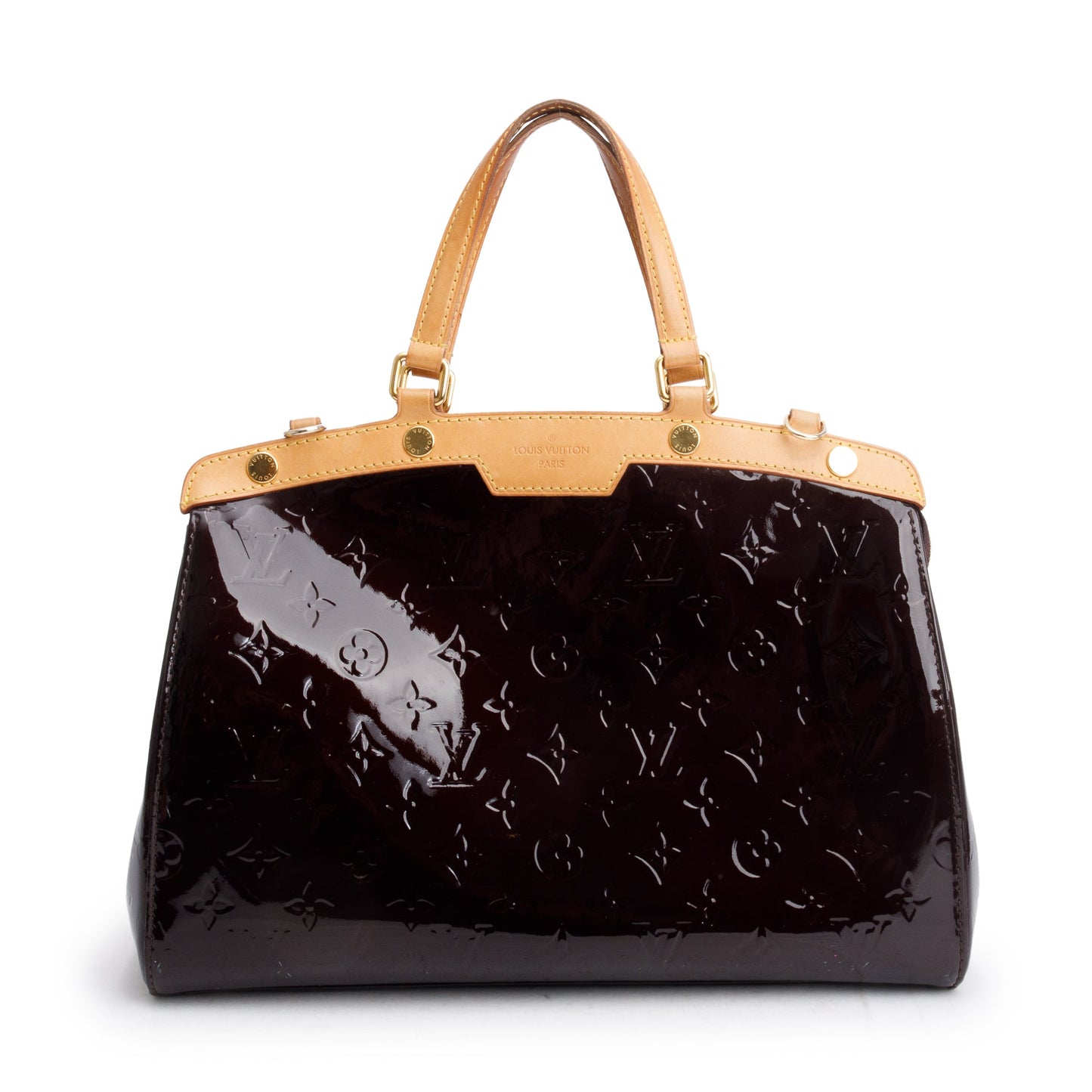 Louis Vuitton Amarante Monogram Vernis Brea MM