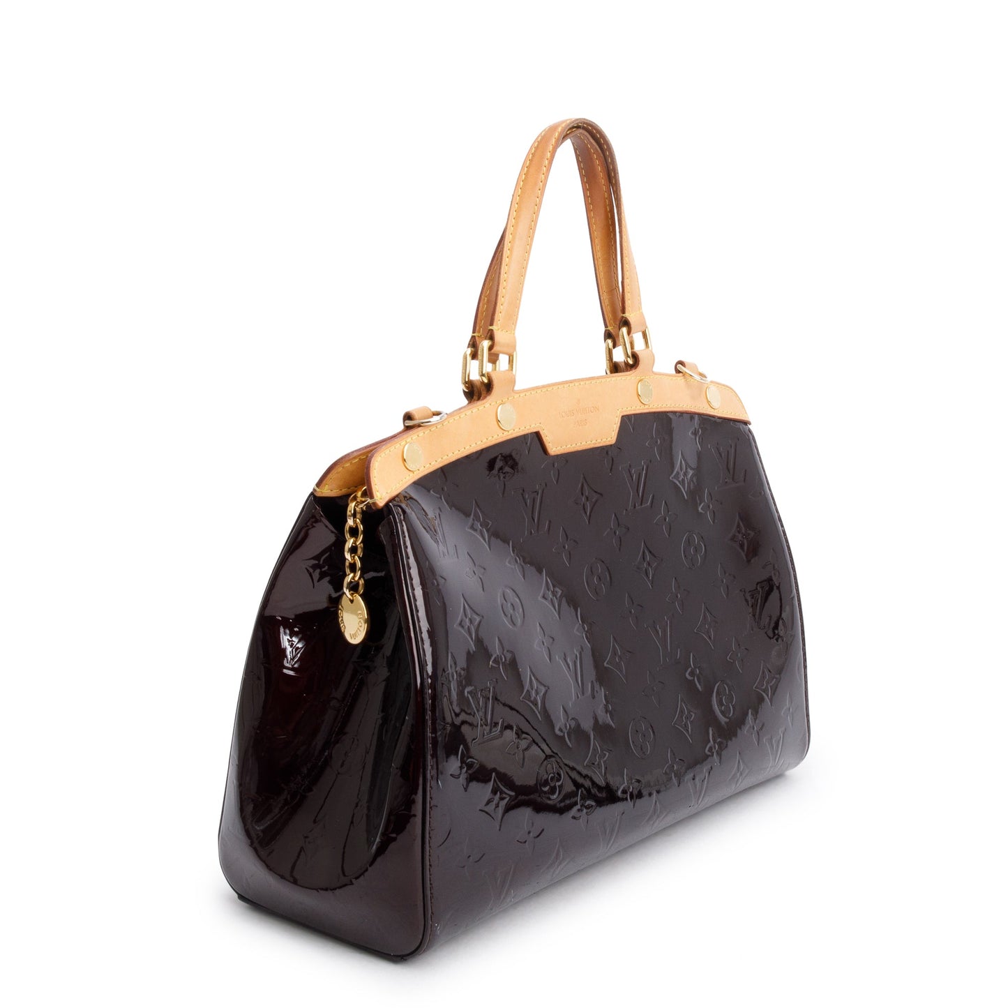 Louis Vuitton Amarante Monogram Vernis Brea MM