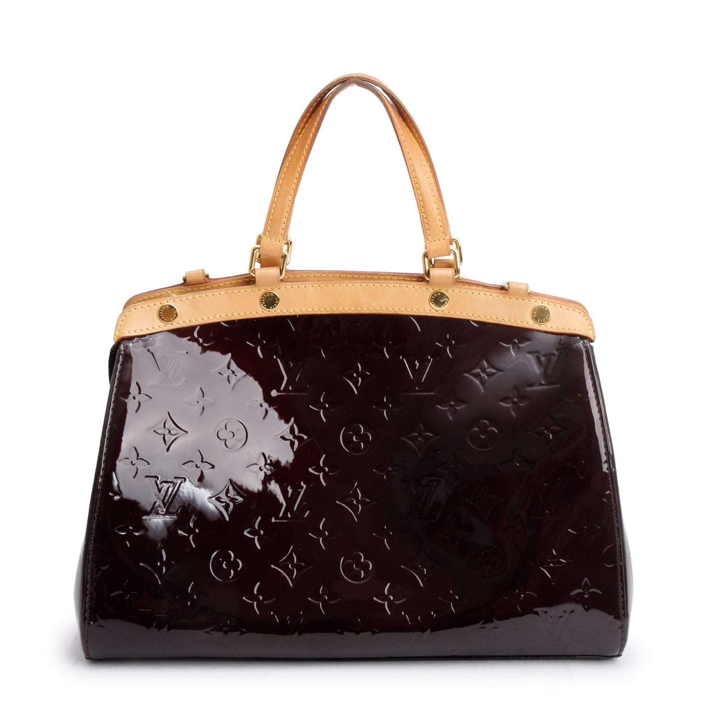 Louis Vuitton Amarante Monogram Vernis Brea MM
