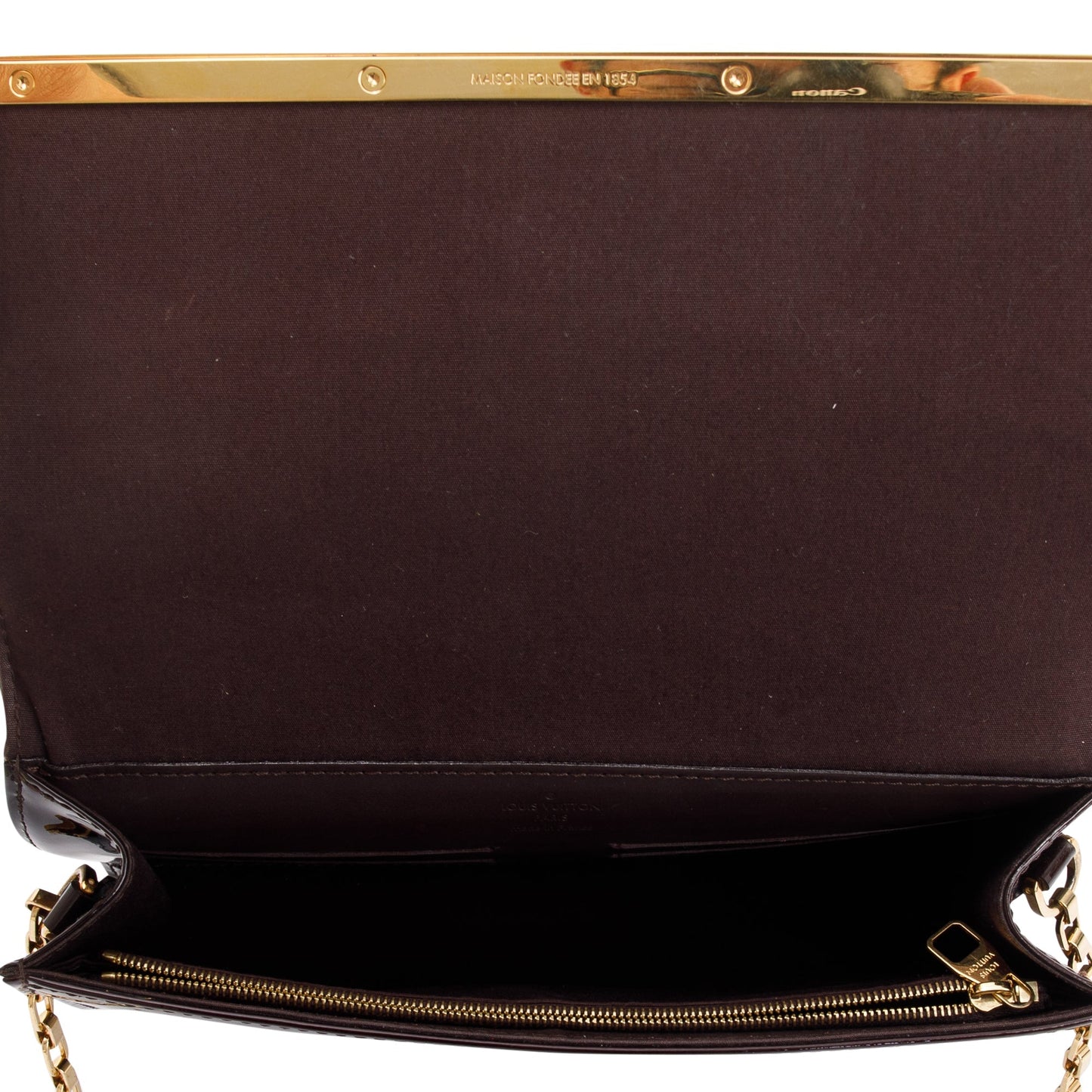 Louis Vuitton Amarante Monogram Vernis Leather Ana