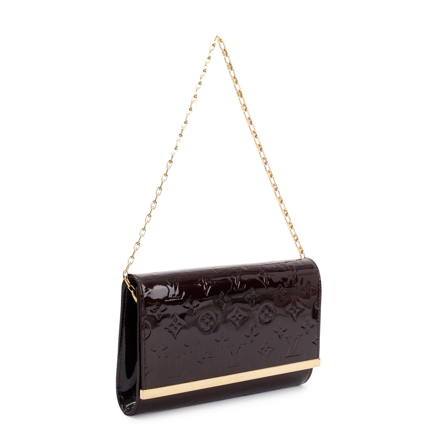 Louis Vuitton Amarante Monogram Vernis Leather Ana