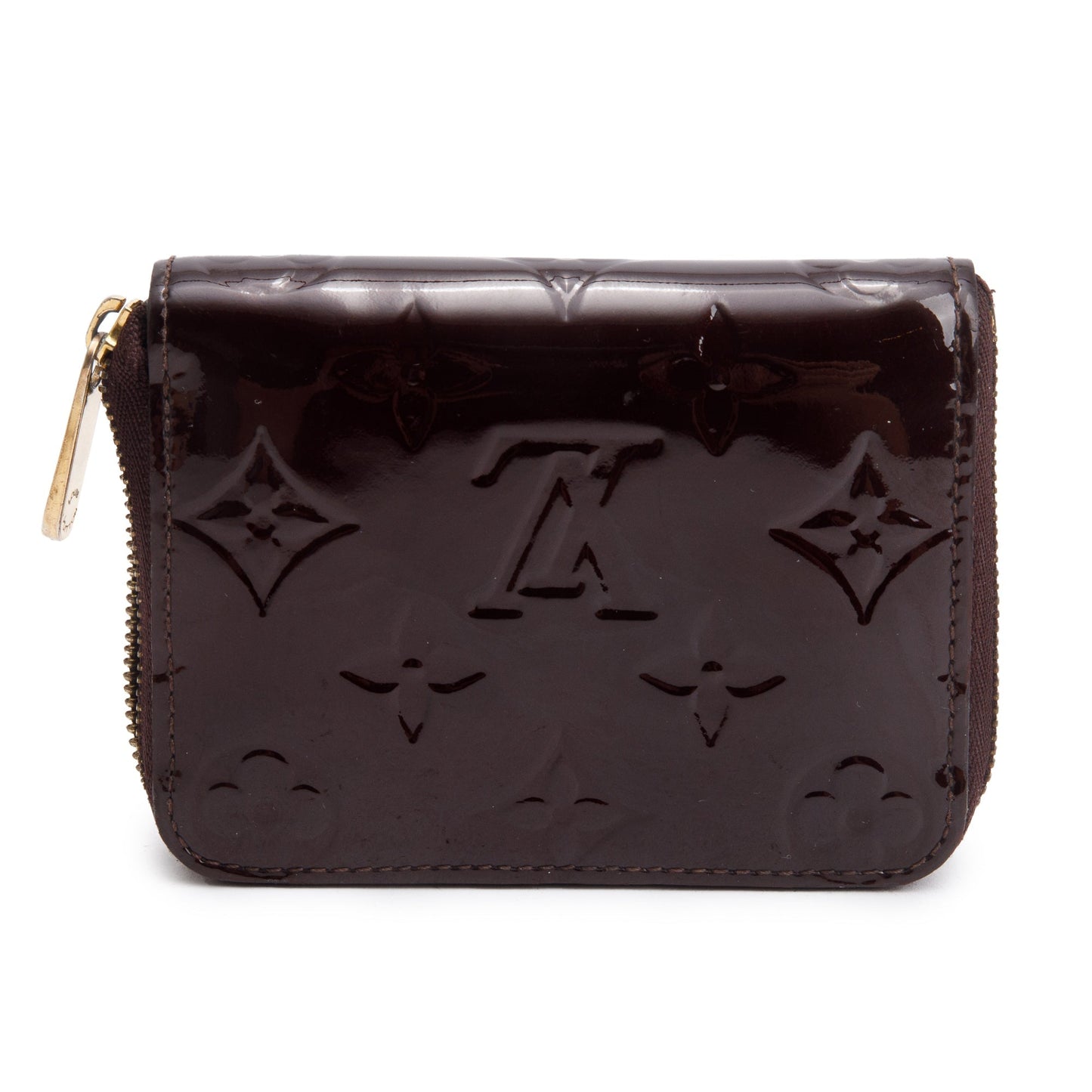 Louis Vuitton Amarante Monogram Vernis Leather Zippy Coin Purse