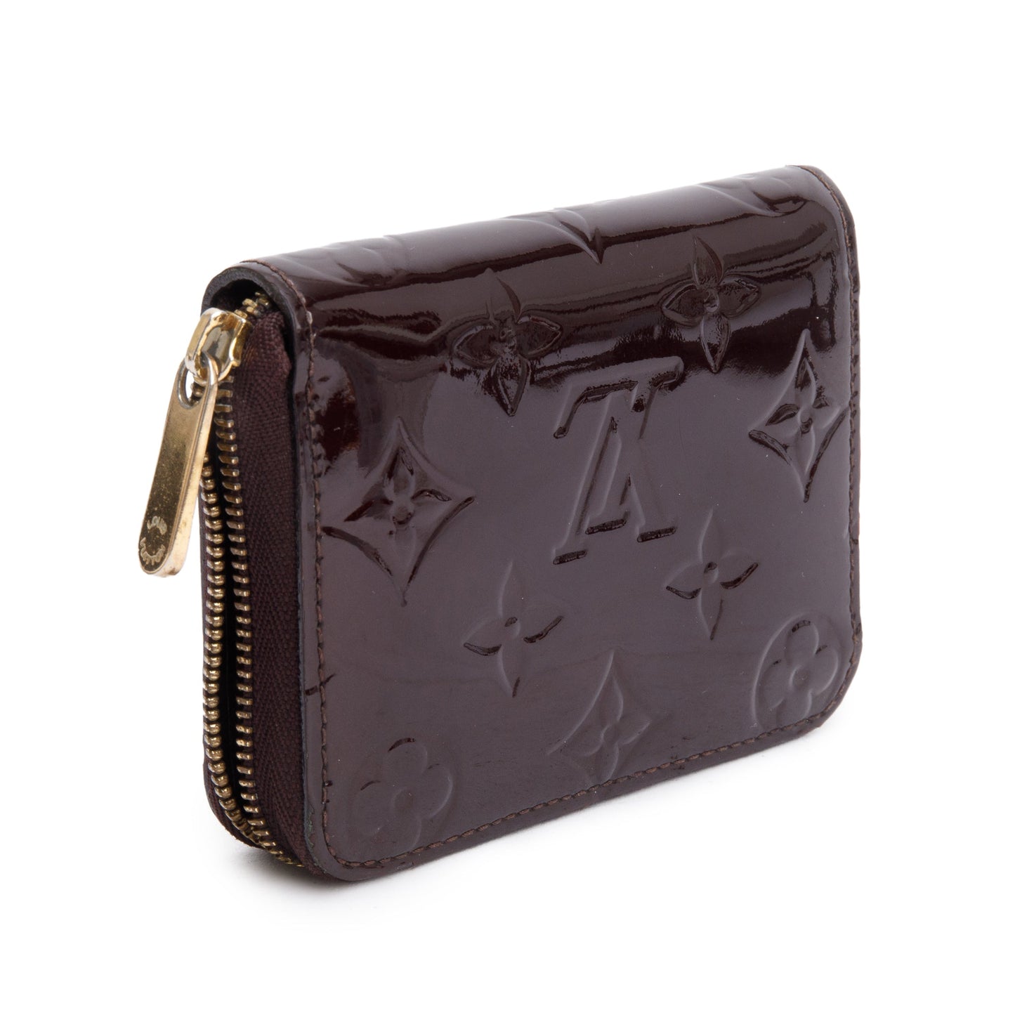 Louis Vuitton Amarante Monogram Vernis Leather Zippy Coin Purse