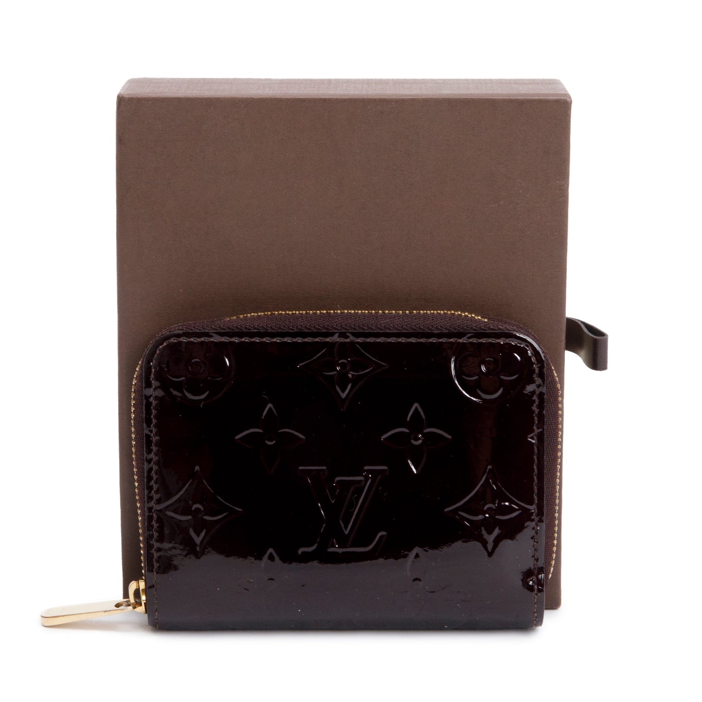 Louis Vuitton Amarante Monogram Vernis Leather Zippy Coin Purse