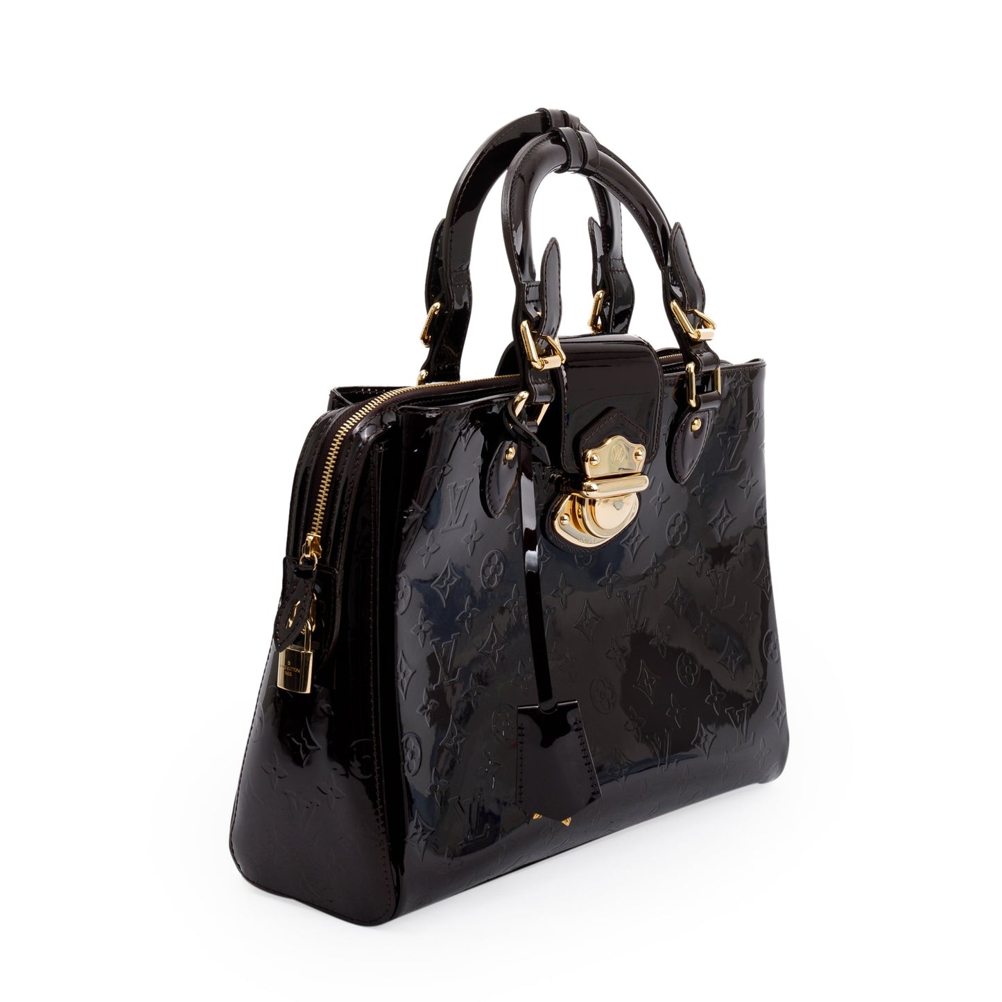 Louis Vuitton Amarante Monogram Vernis Melrose Avenue Handle Bag