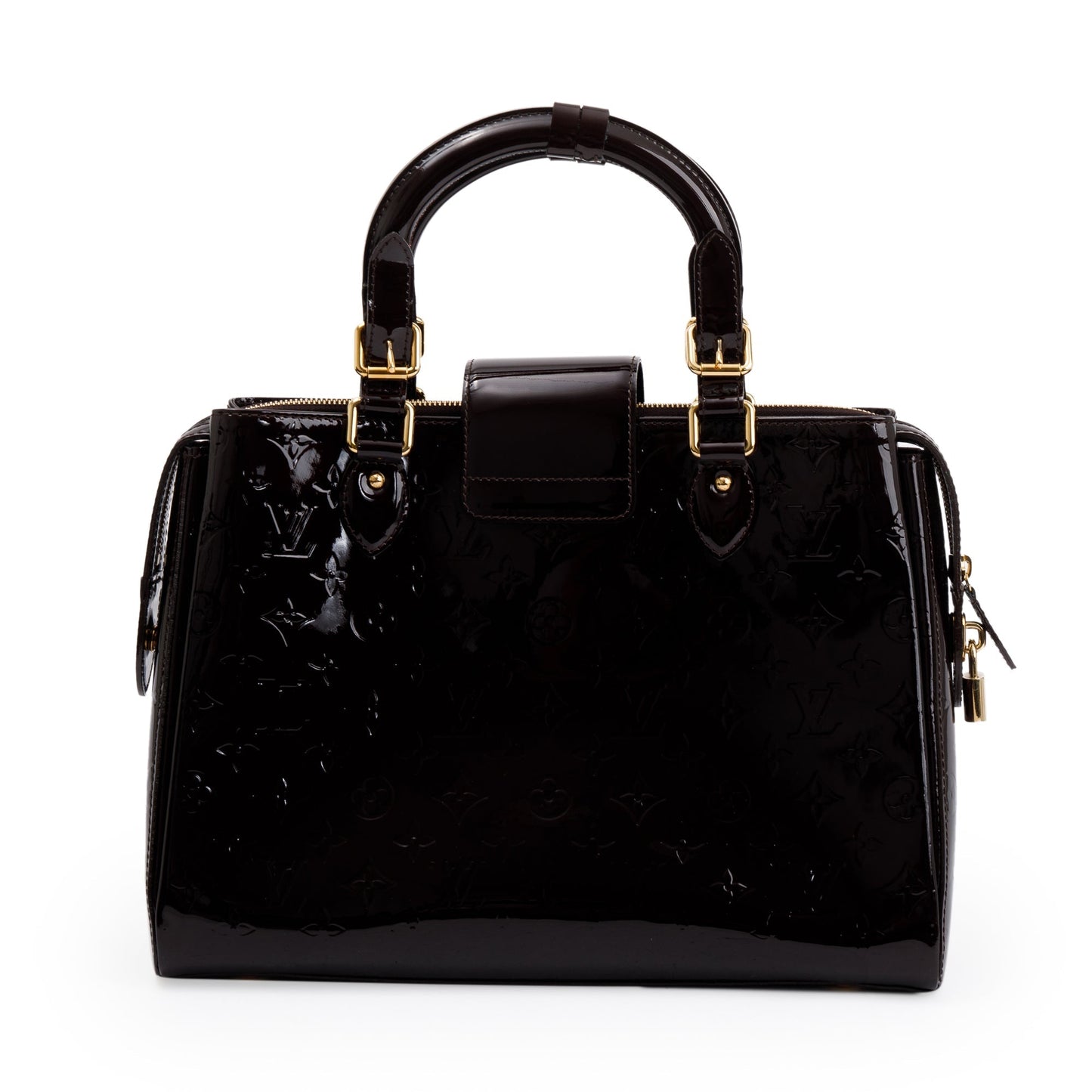 Louis Vuitton Amarante Monogram Vernis Melrose Avenue Handle Bag
