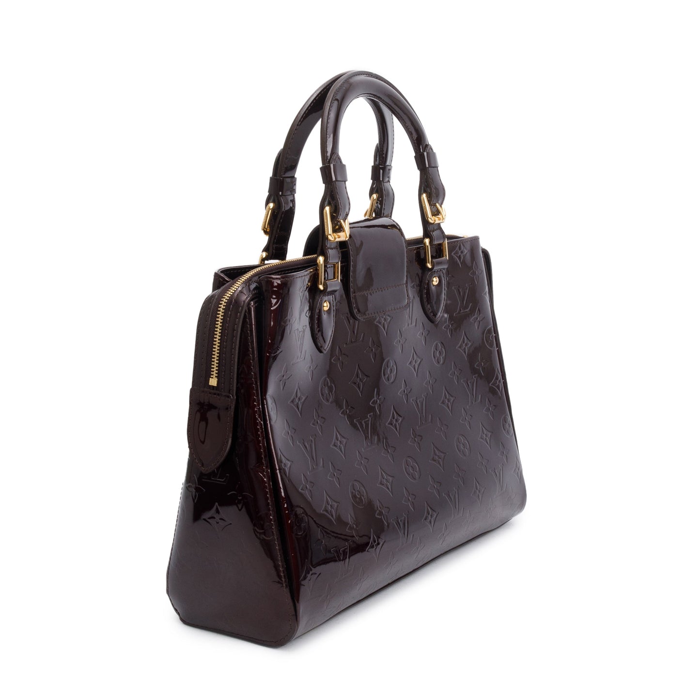 Louis Vuitton Amarante Monogram Vernis Melrose Avenue Handle Bag