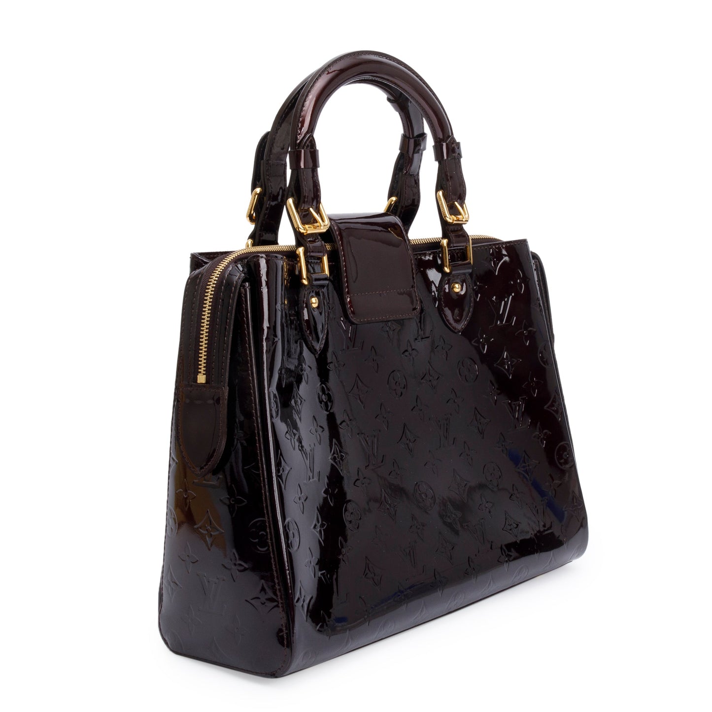 Louis Vuitton Amarante Monogram Vernis Melrose Avenue Handle Bag