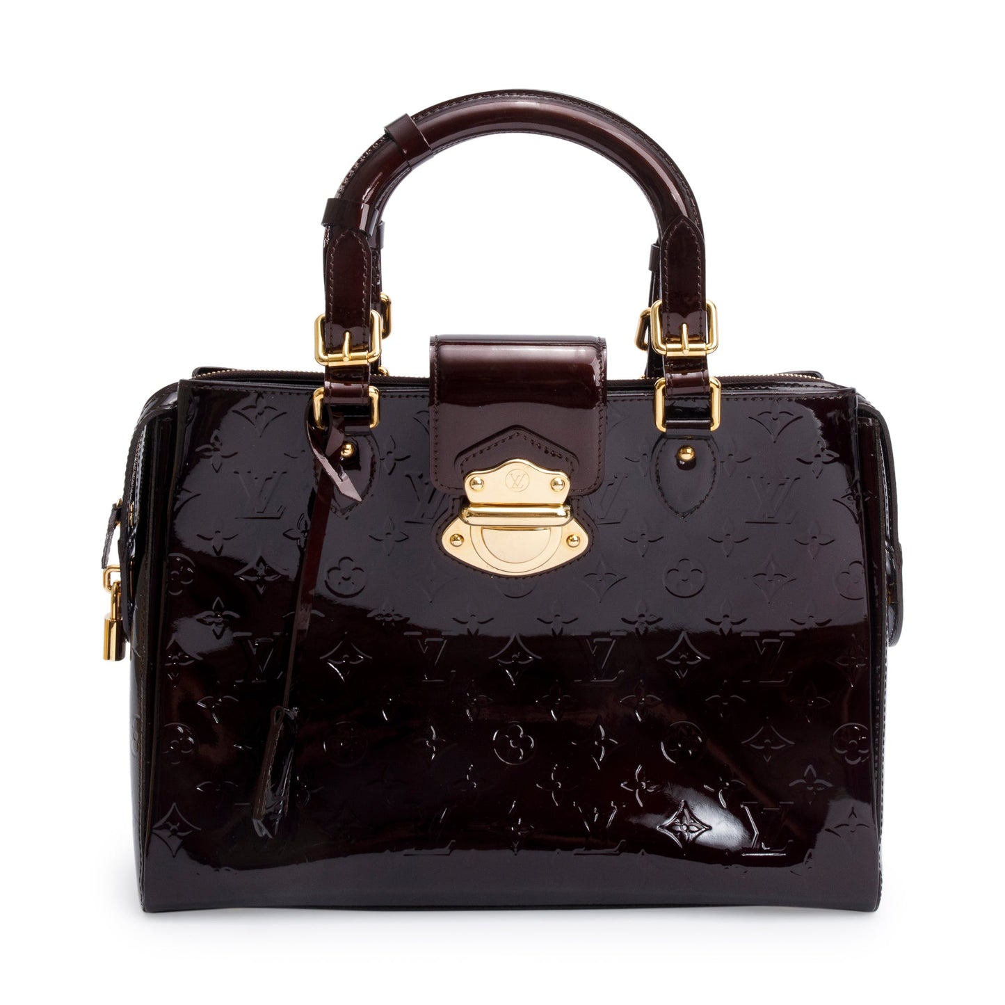 Louis Vuitton Amarante Monogram Vernis Melrose Avenue Handle Bag
