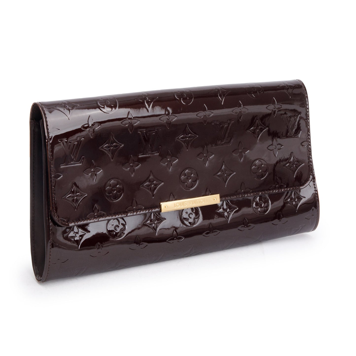 Louis Vuitton Amarante Monogram Vernis Robertson Clutch
