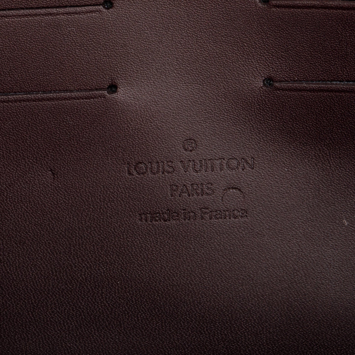 Louis Vuitton Amarante Monogram Vernis Robertson Clutch