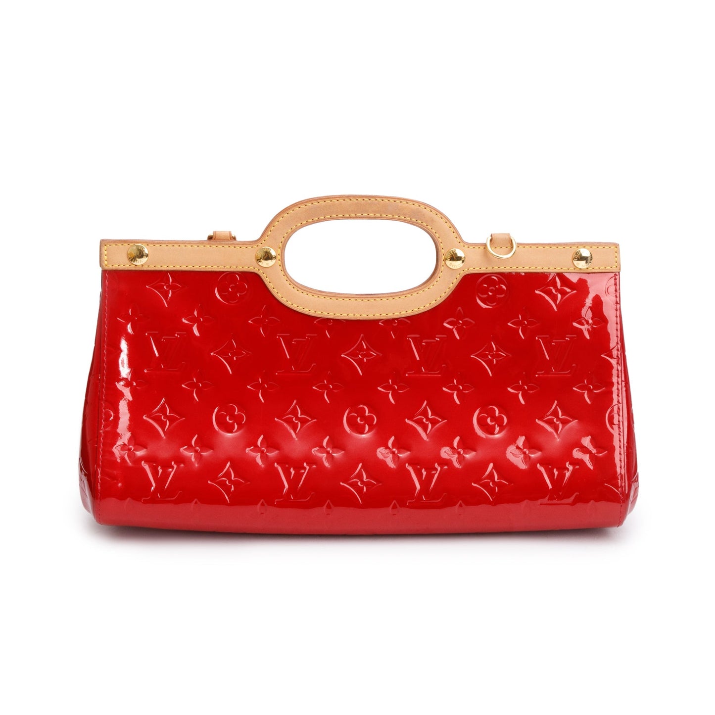 Louis Vuitton Amarante Monogram Vernis Roxbury