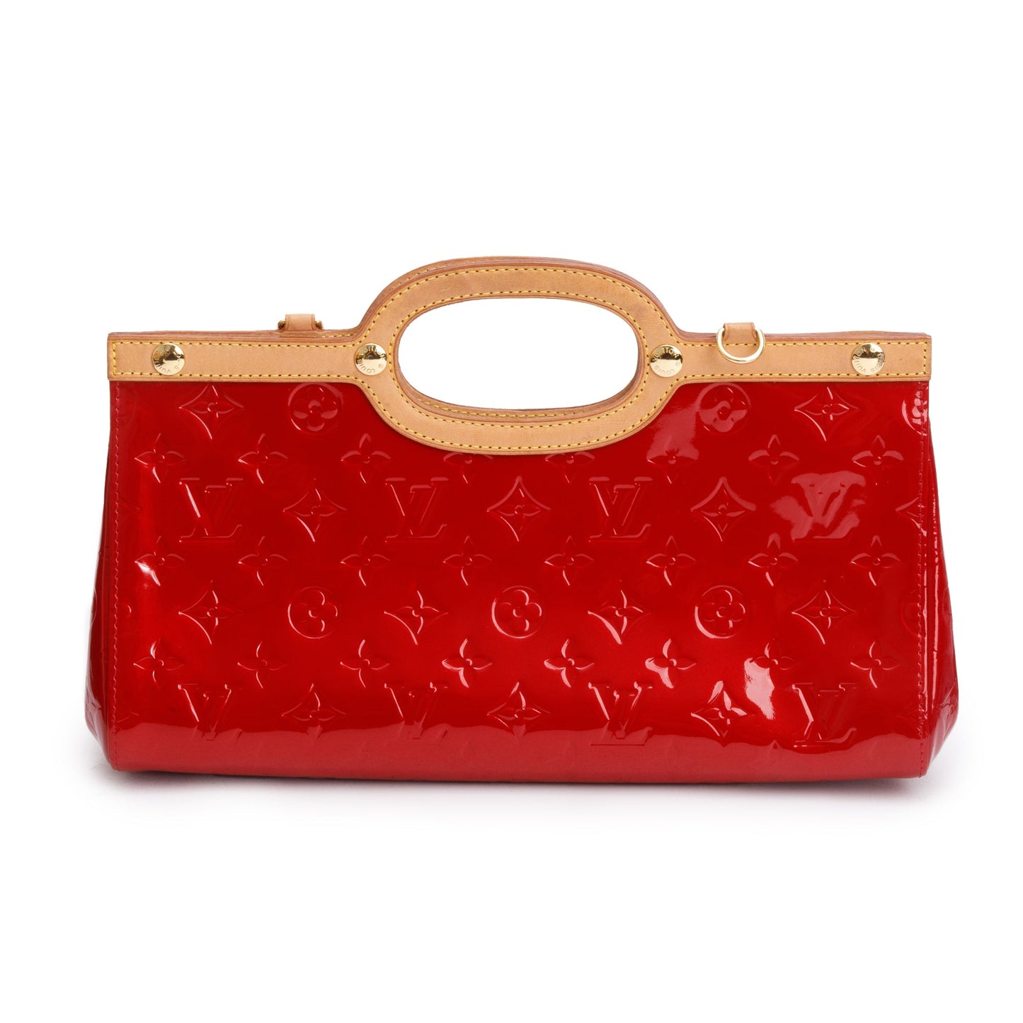 Louis Vuitton Amarante Monogram Vernis Roxbury