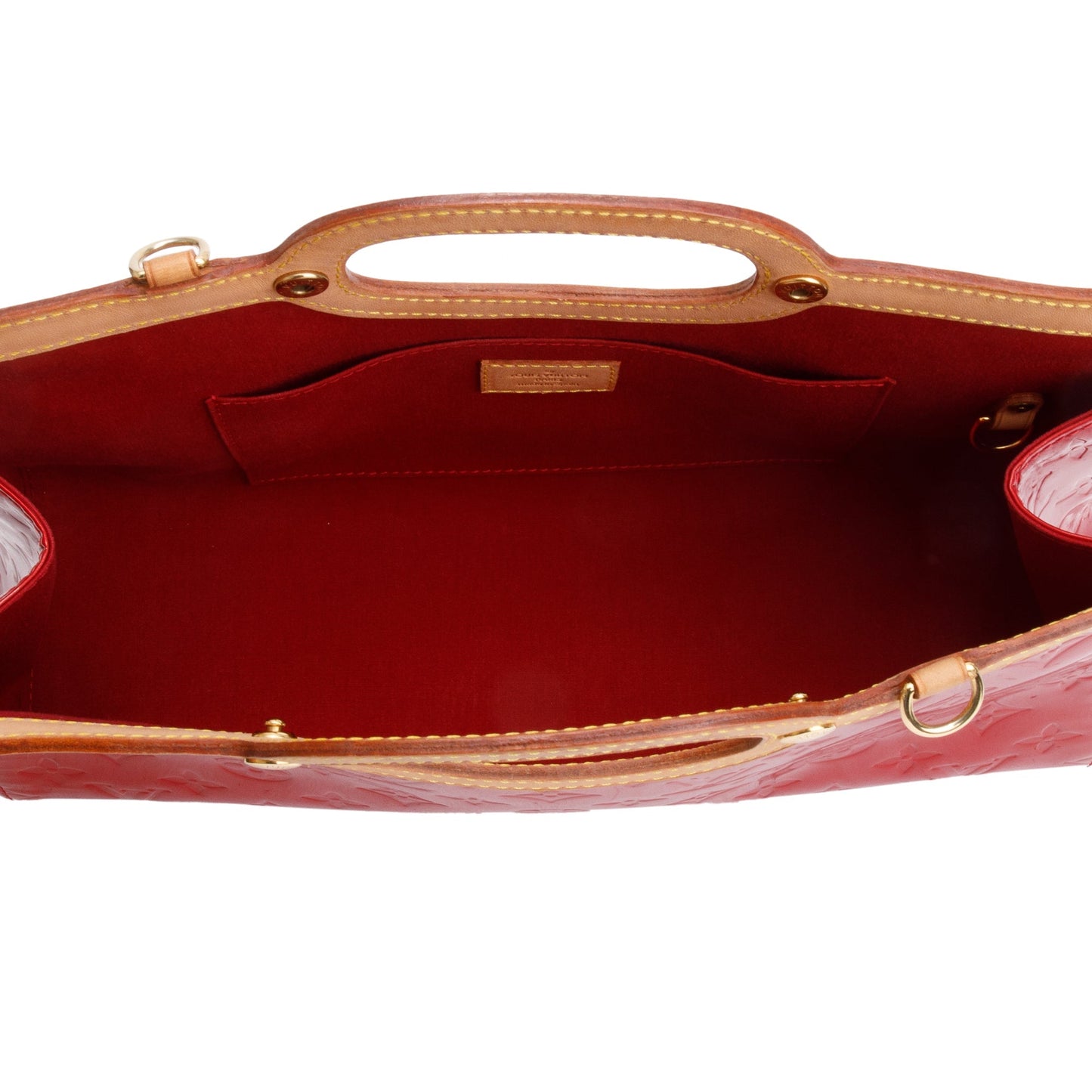 Louis Vuitton Amarante Monogram Vernis Roxbury