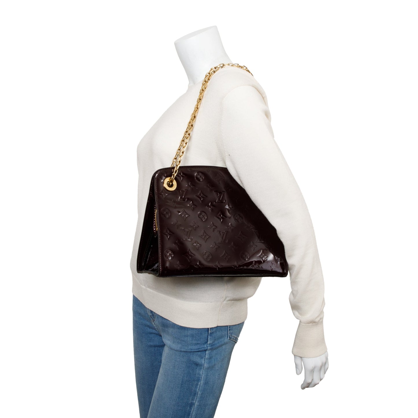 Louis Vuitton Amarante Monogram Vernis Virginia MM