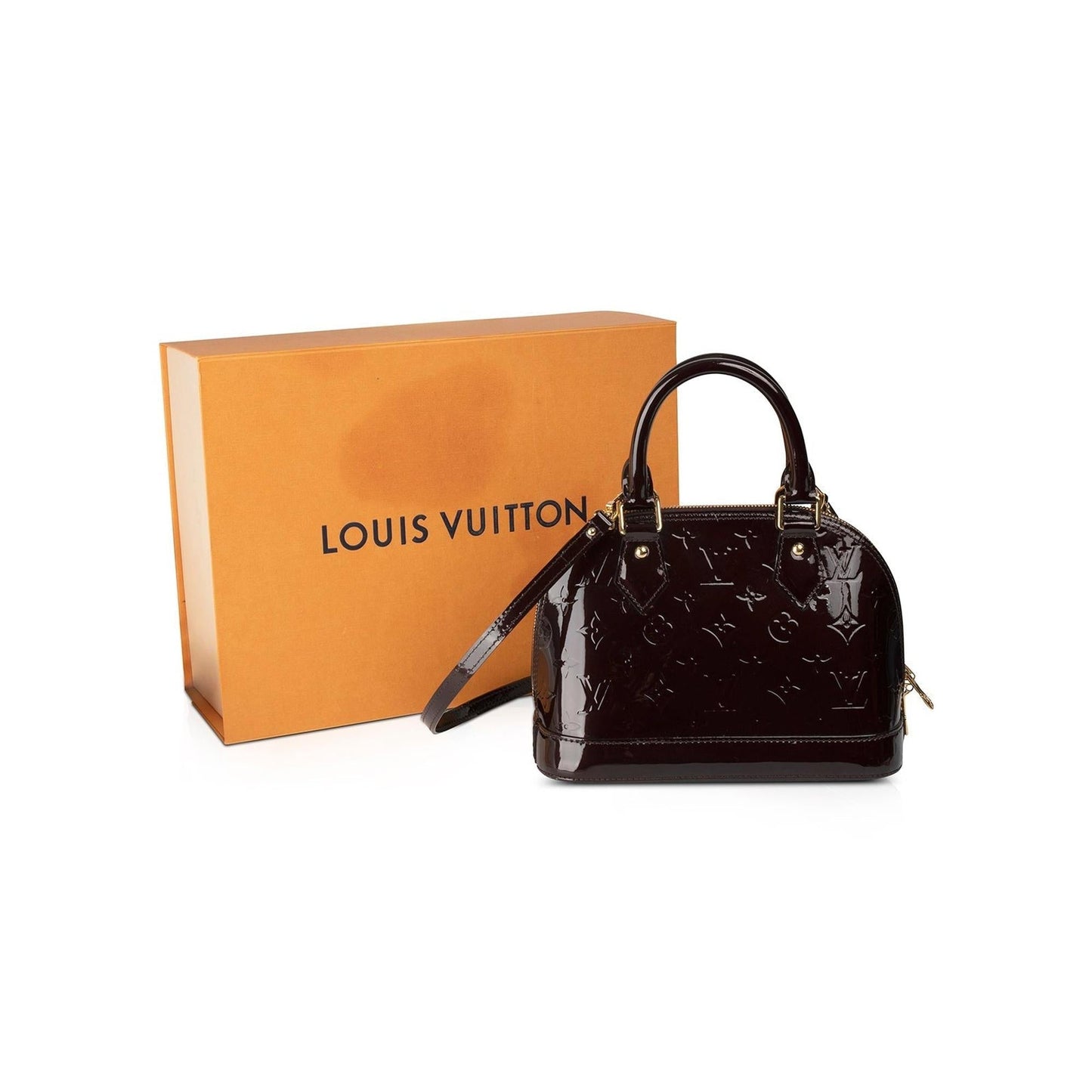 Louis Vuitton Amarante Vernis Alma BB