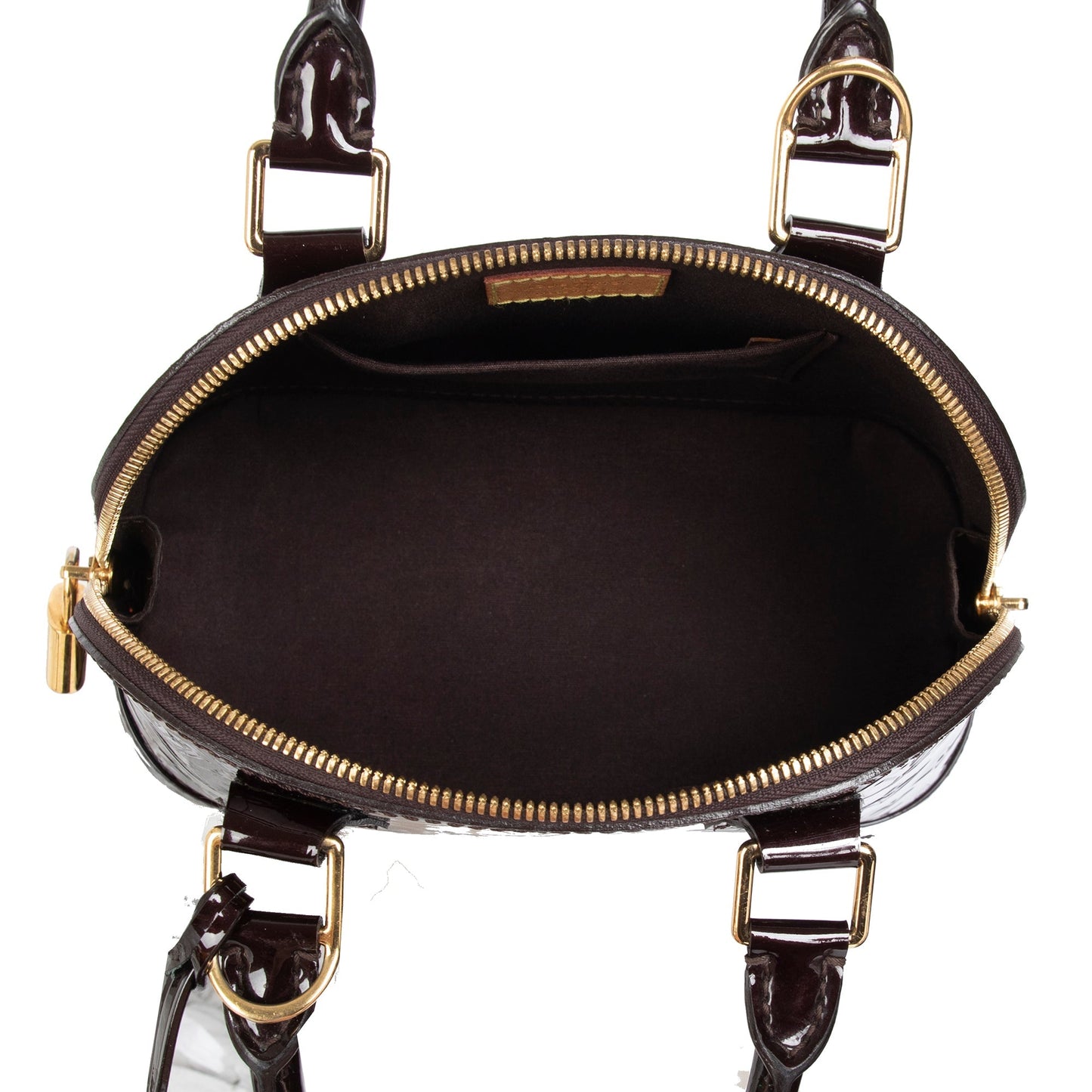 Louis Vuitton Amarante Vernis Alma BB