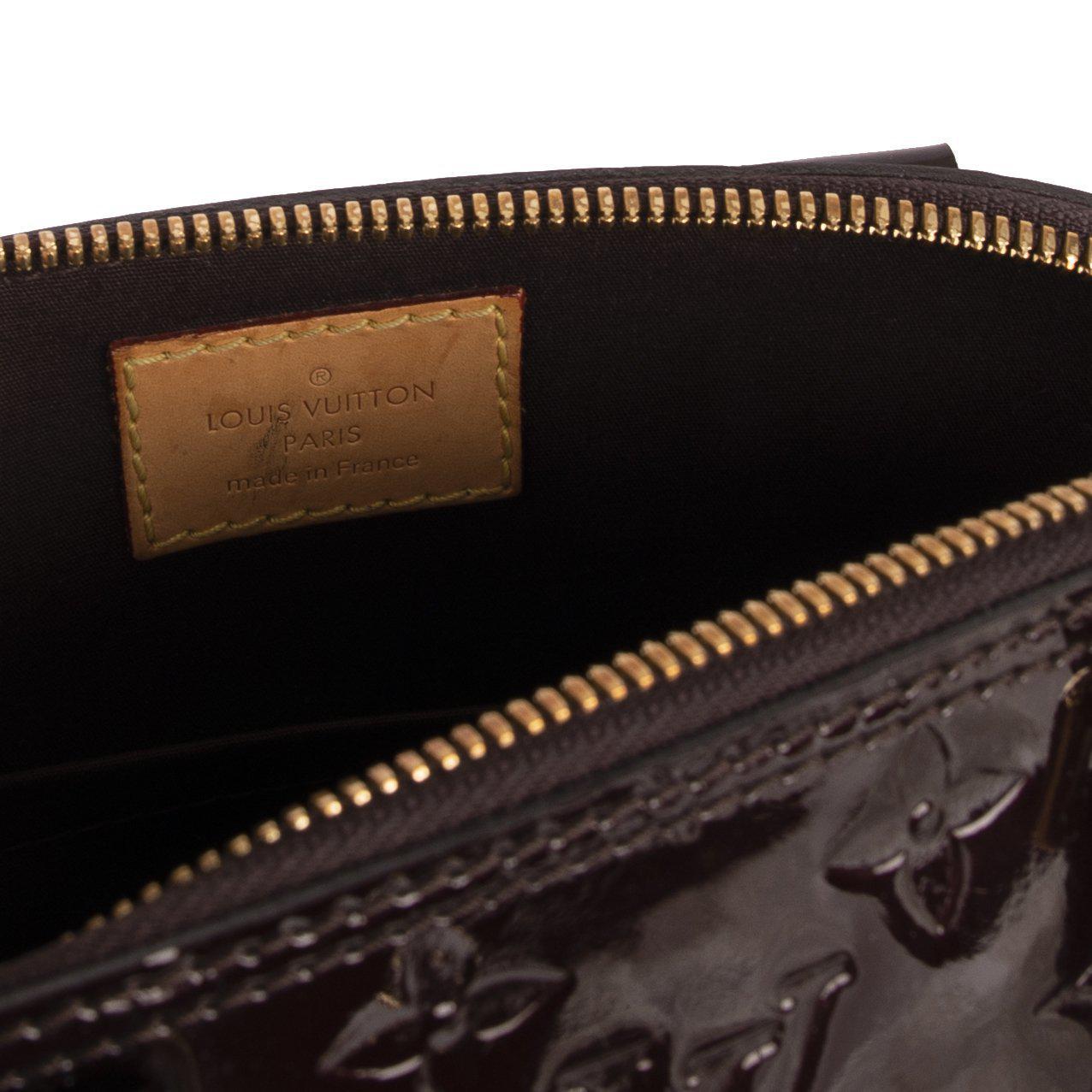 Louis Vuitton Amarante Vernis Alma BB