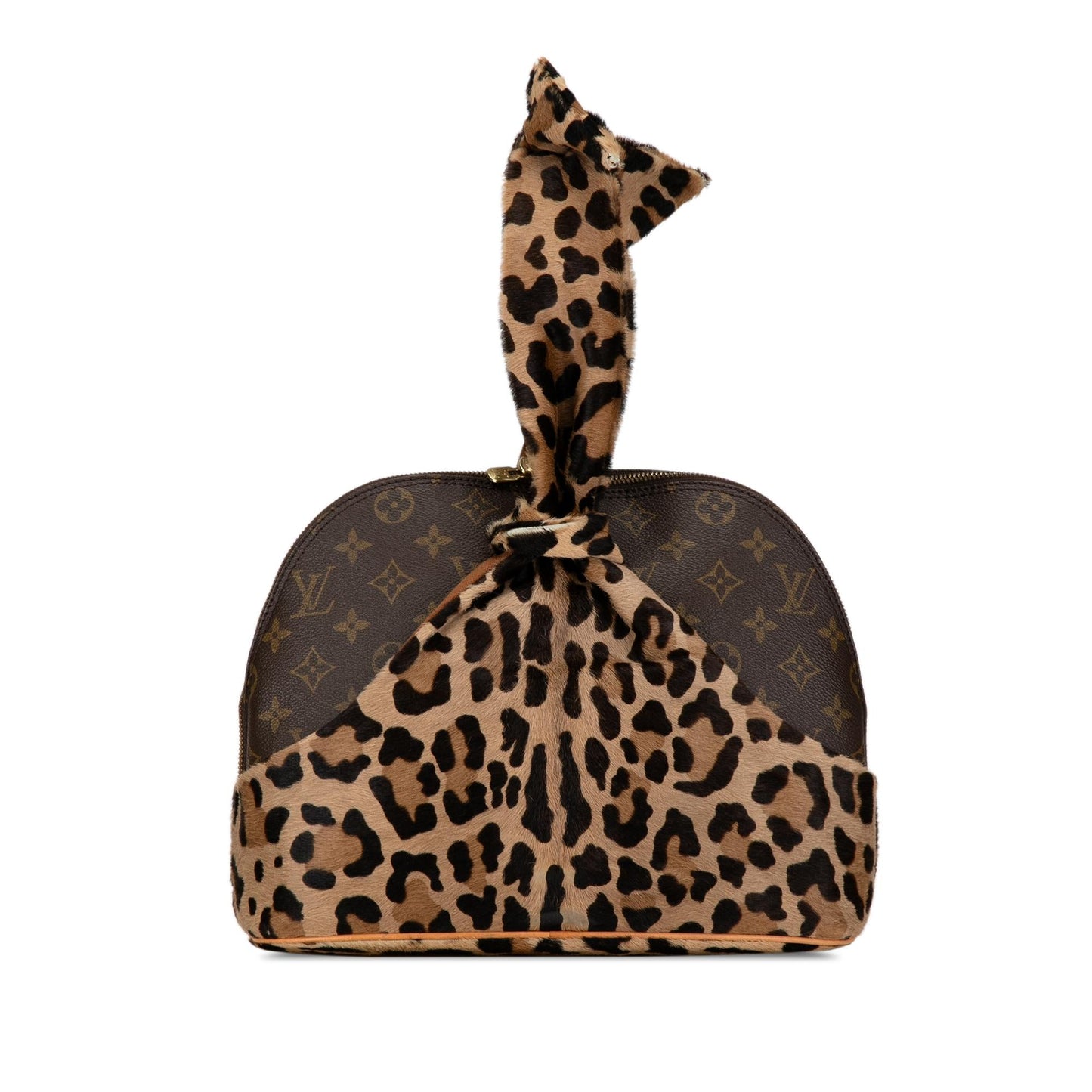Louis Vuitton Azzedine Alaia Monogram Leopard Alma (SHG-shEsoa)