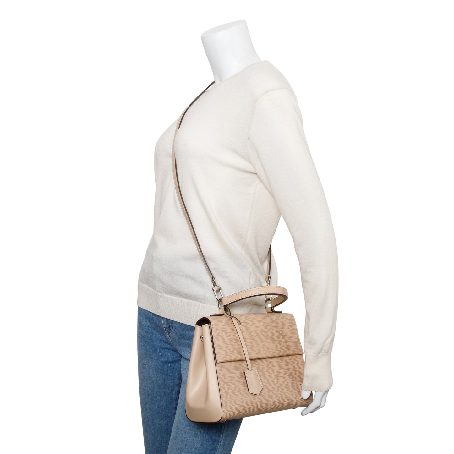 Louis Vuitton Beige Epi Leather Cluny BB