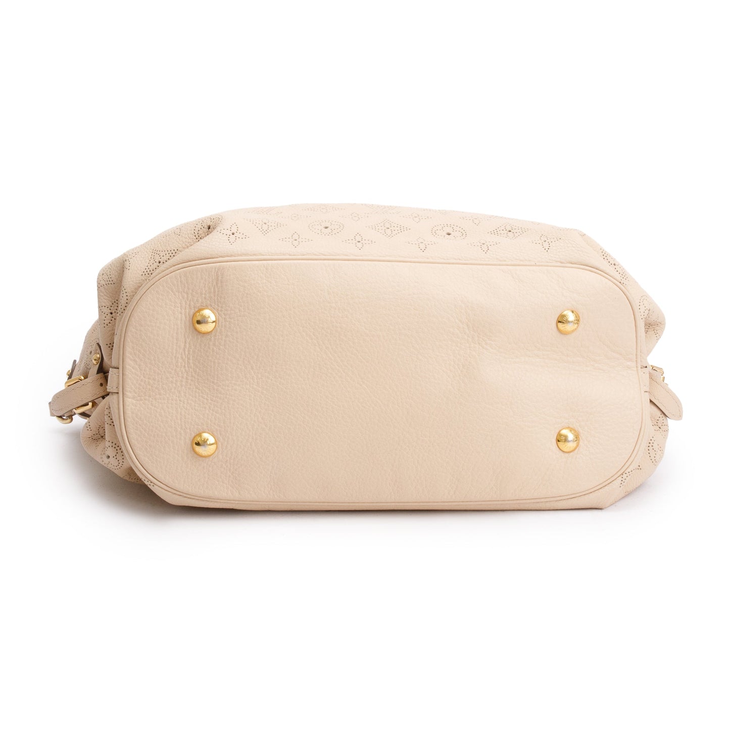 Louis Vuitton Beige Mahina Leather L Hobo