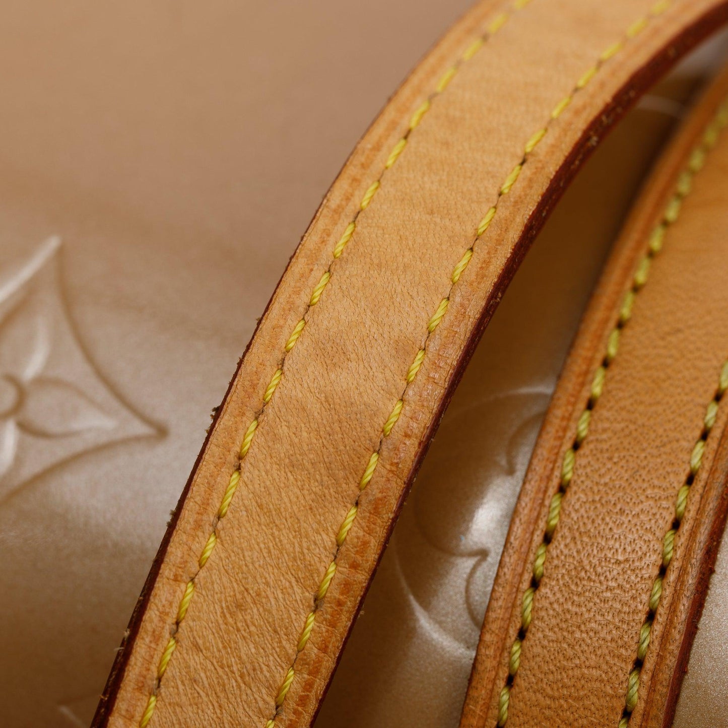 Louis Vuitton Beige Monogram Vernis Bedford Bag