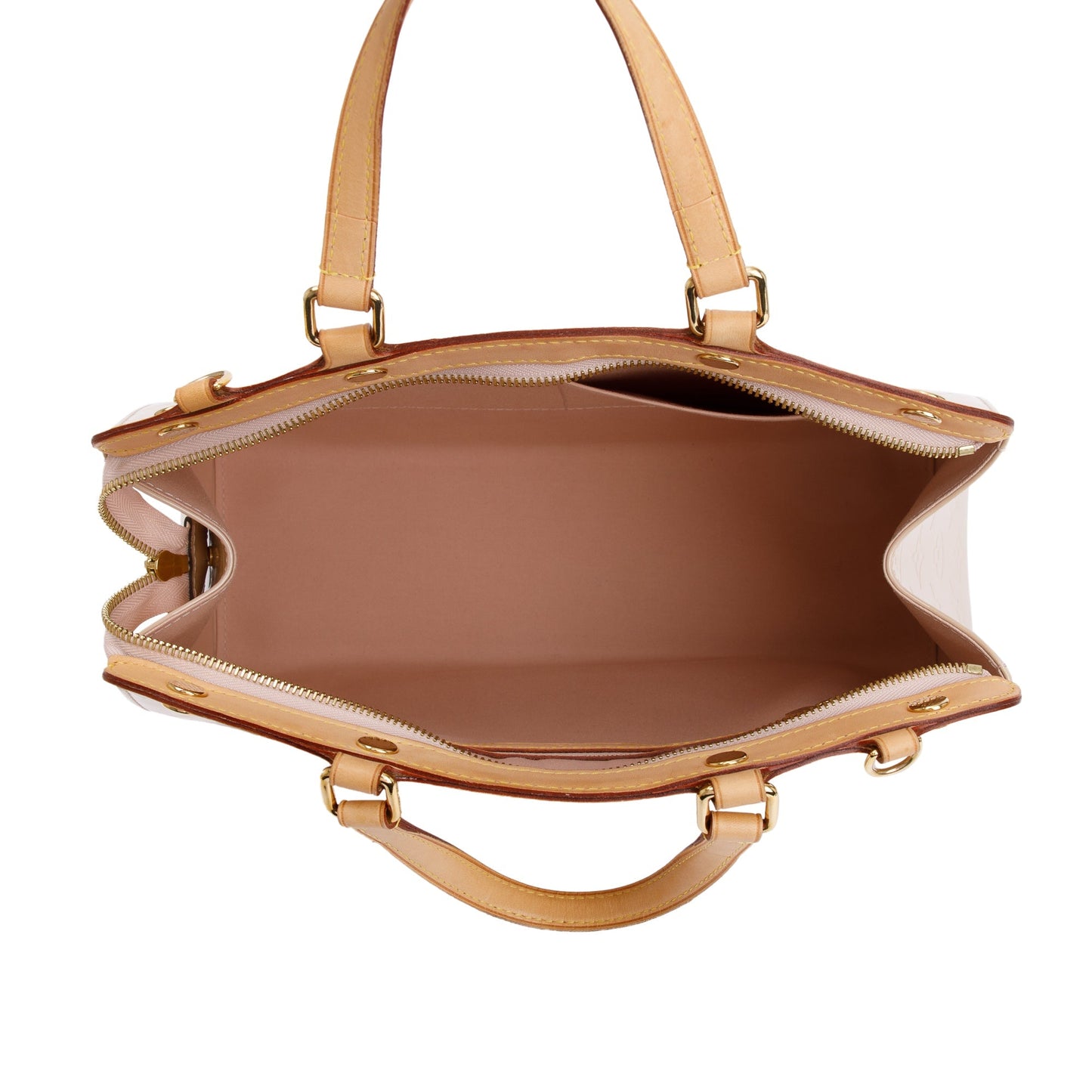 Louis Vuitton Beige Monogram Vernis Brea MM