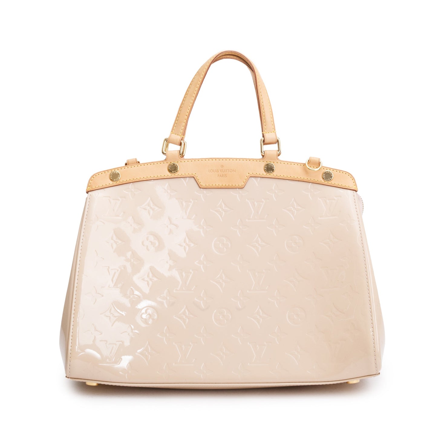 Louis Vuitton Beige Monogram Vernis Brea MM