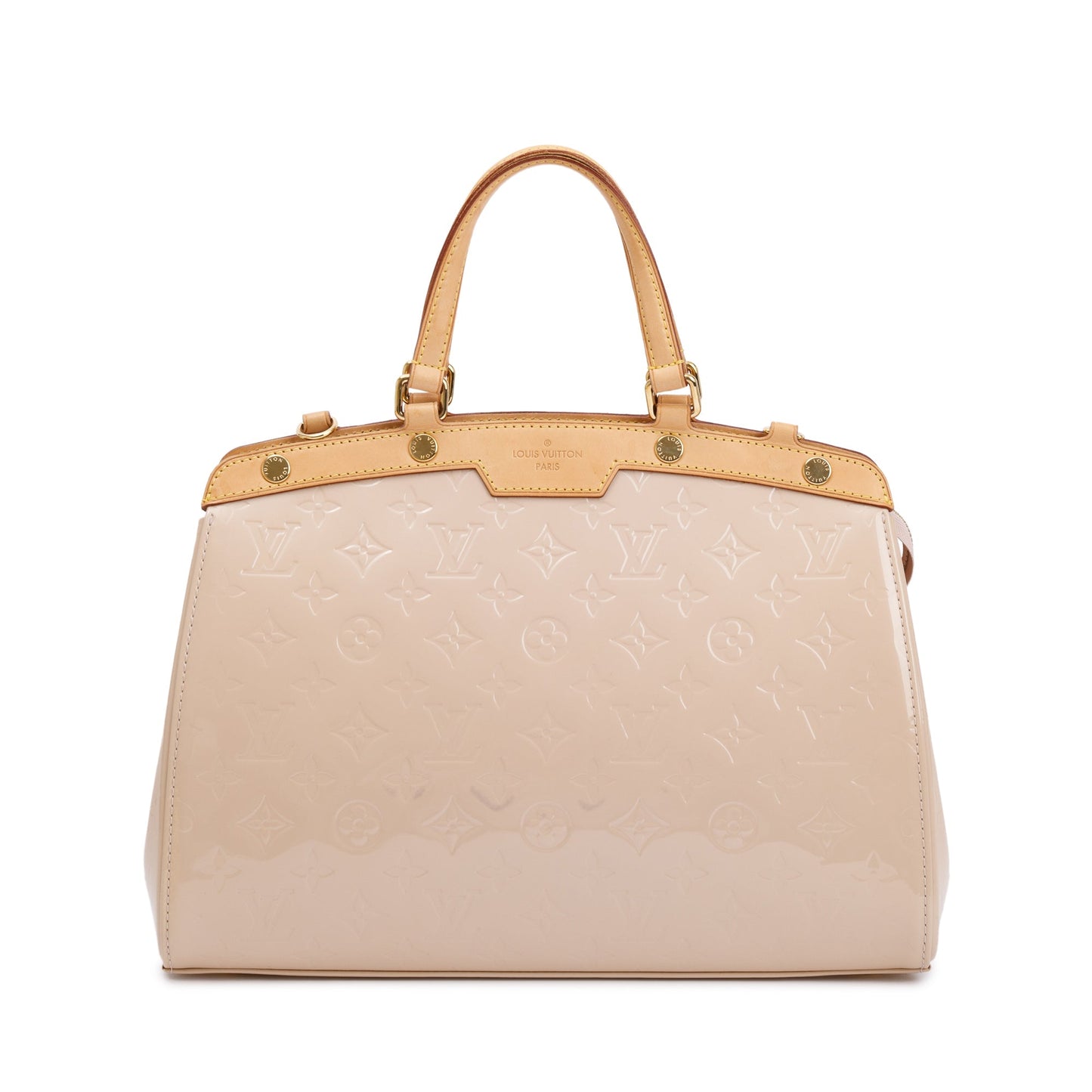 Louis Vuitton Beige Monogram Vernis Brea MM
