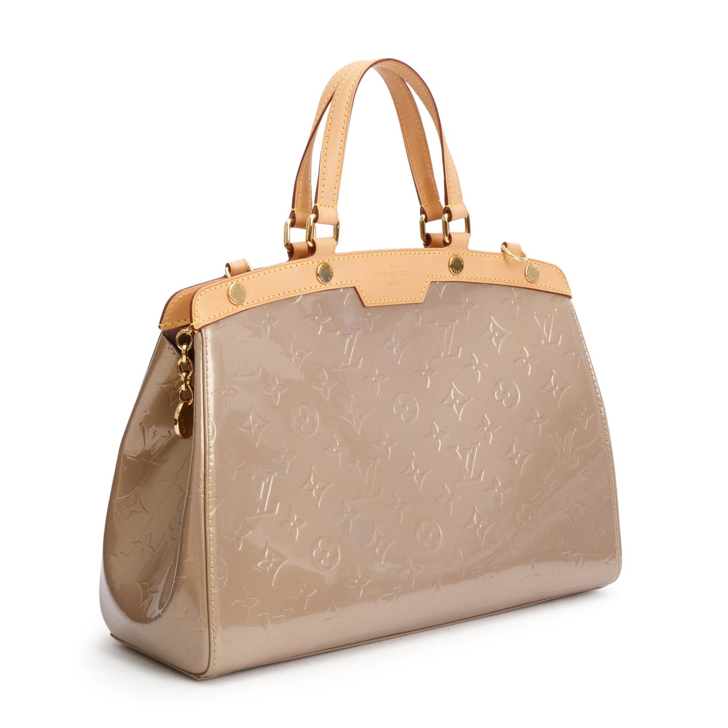 Louis Vuitton Beige Monogram Vernis Brea MM