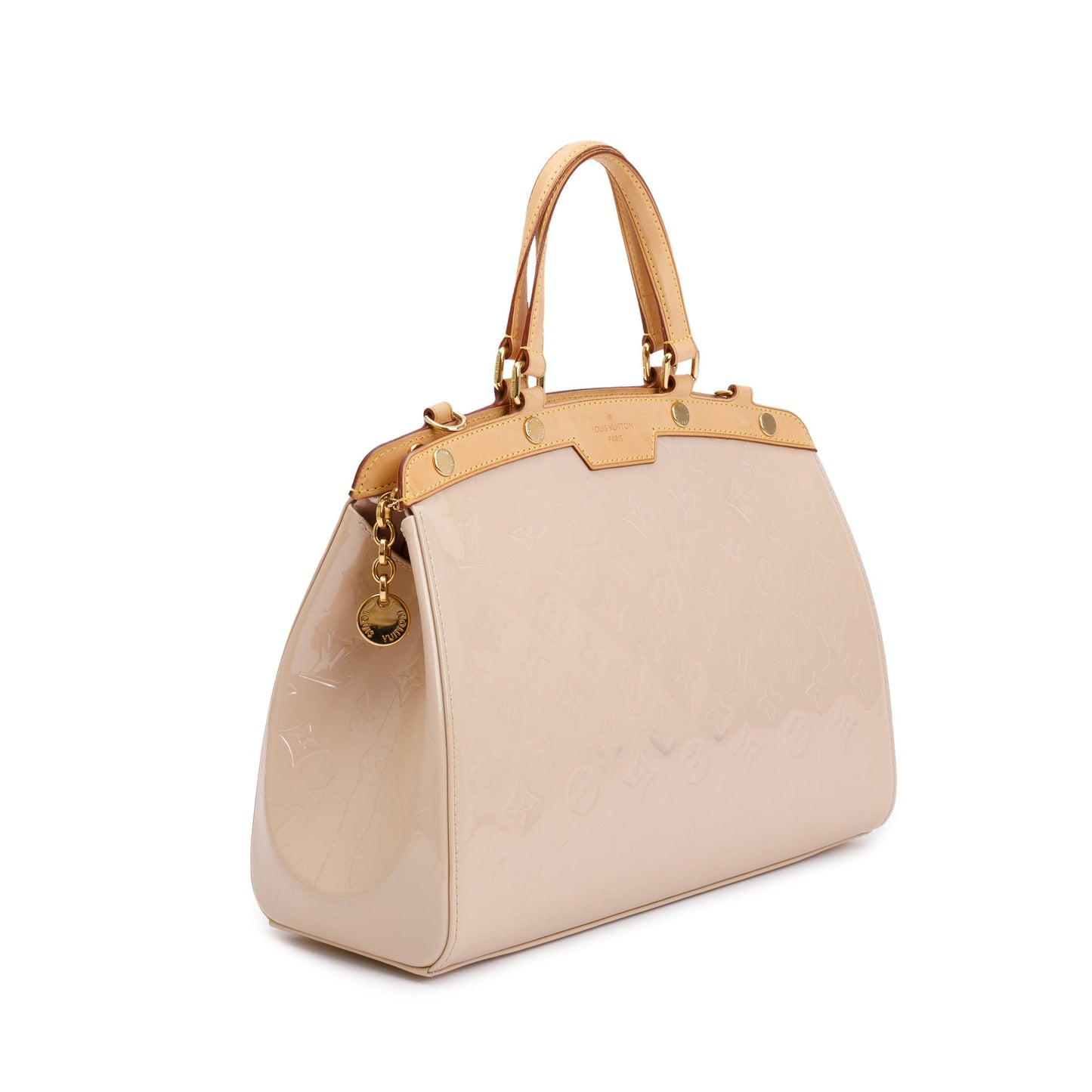 Louis Vuitton Beige Monogram Vernis Brea MM