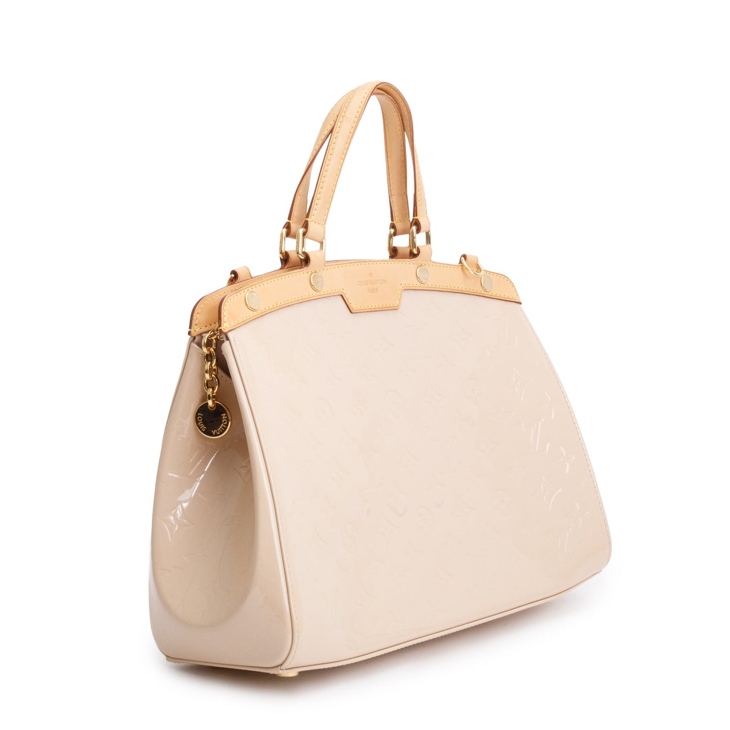 Louis Vuitton Beige Monogram Vernis Brea MM