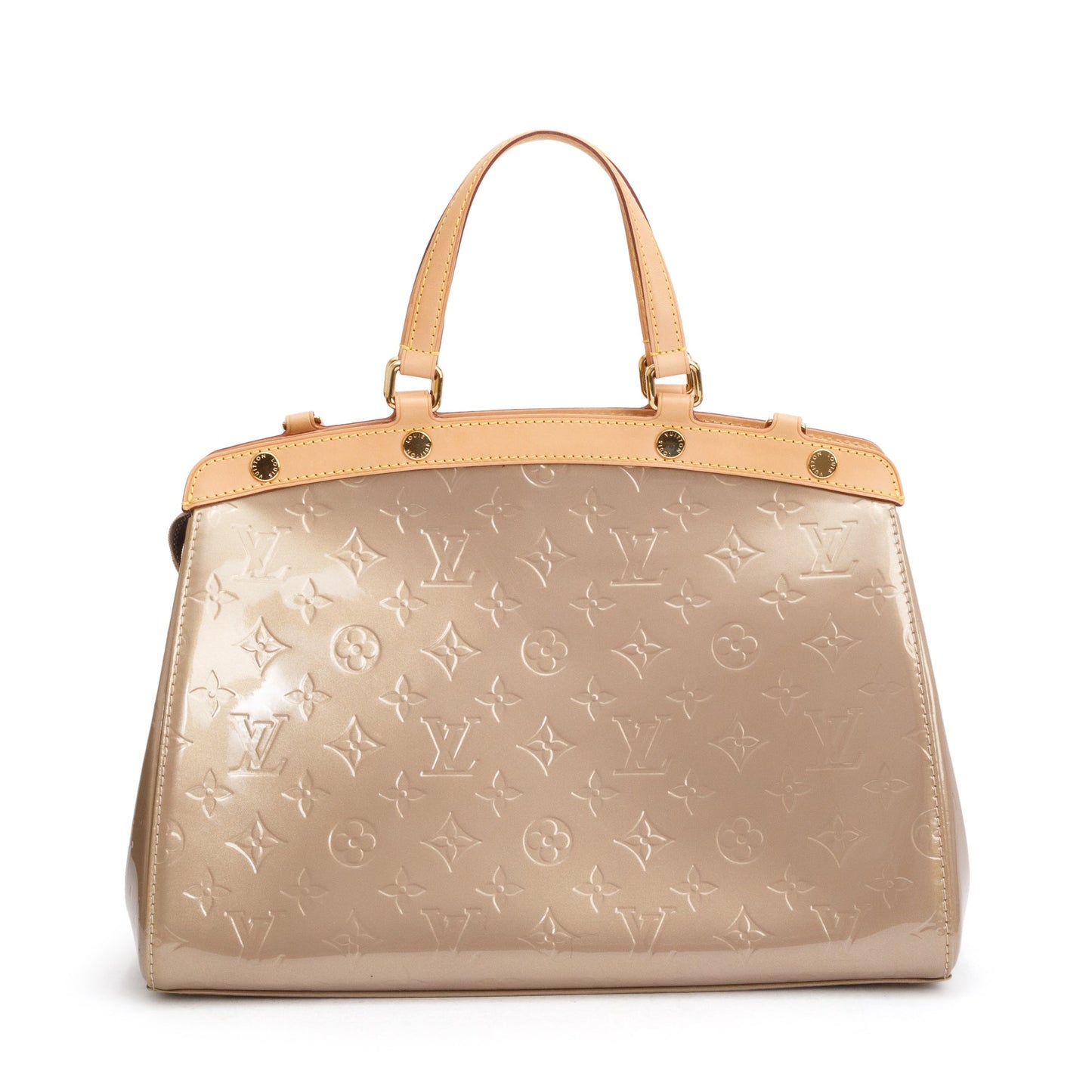 Louis Vuitton Beige Monogram Vernis Brea MM