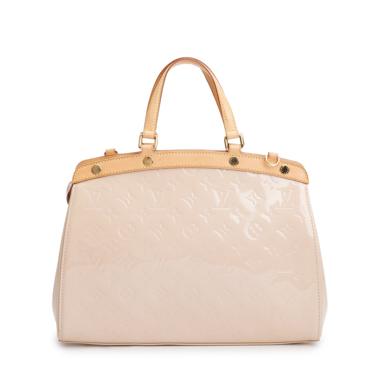 Louis Vuitton Beige Monogram Vernis Brea MM