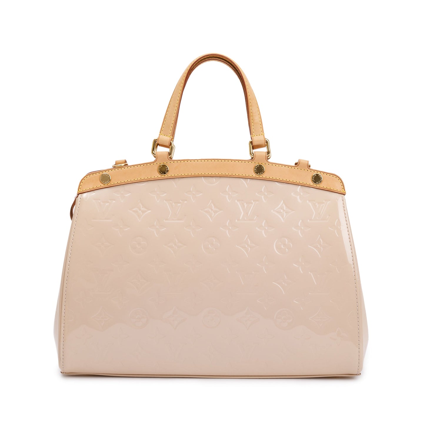 Louis Vuitton Beige Monogram Vernis Brea MM