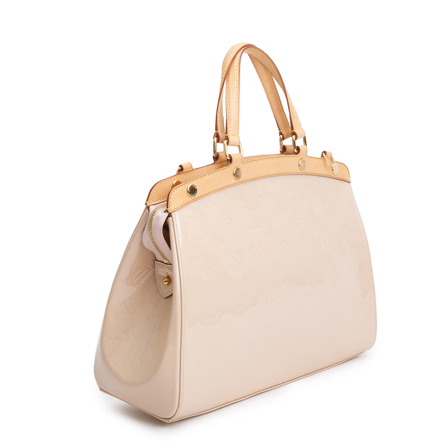 Louis Vuitton Beige Monogram Vernis Brea MM