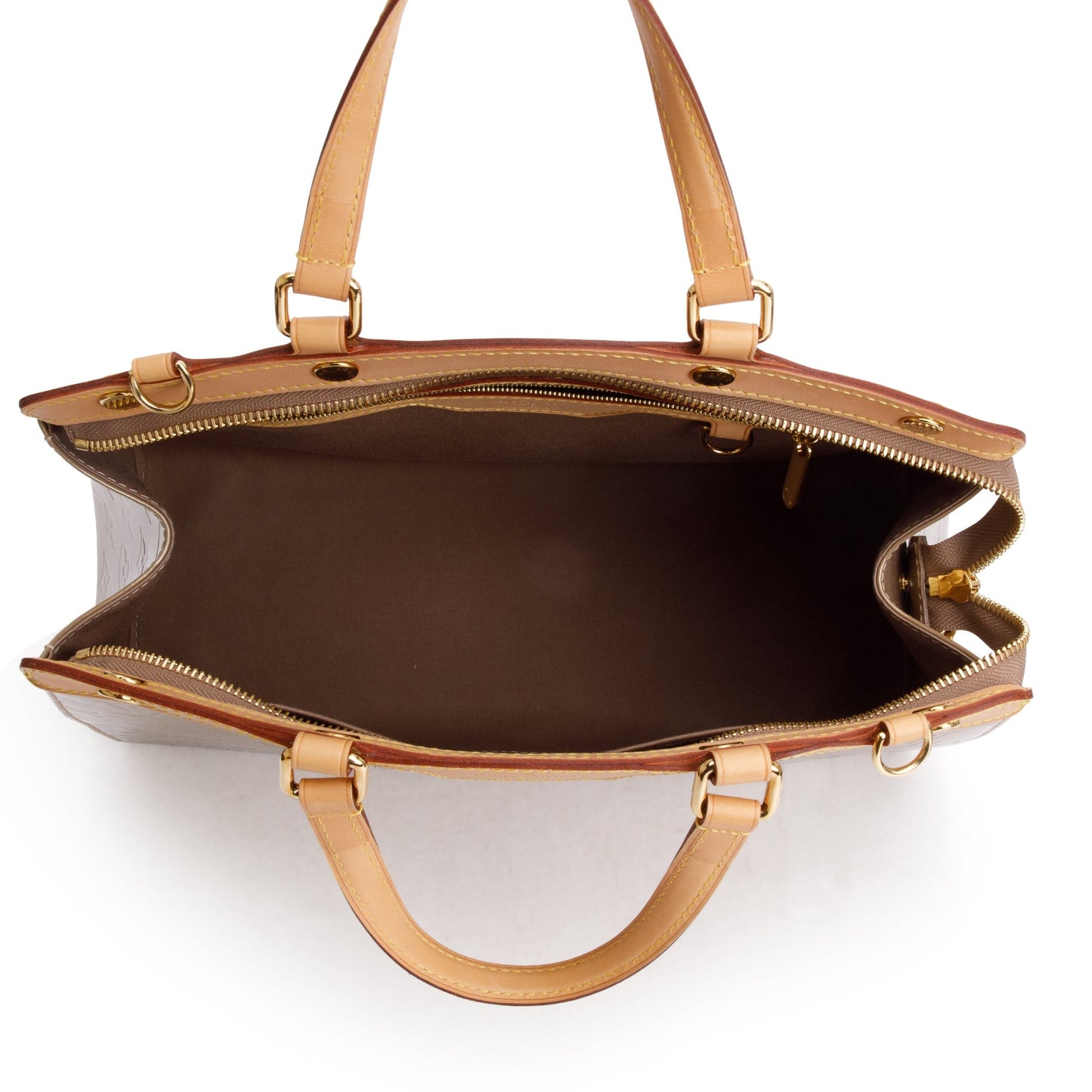 Louis Vuitton Beige Monogram Vernis Brea MM
