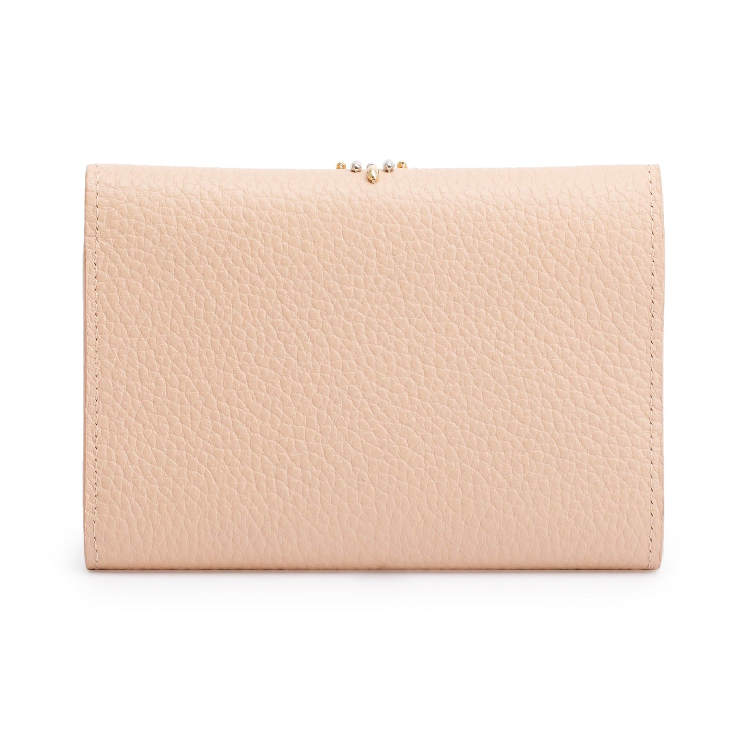 Louis Vuitton Beige Taurillon Leather Portofeuilles Capucines Compact Wallet