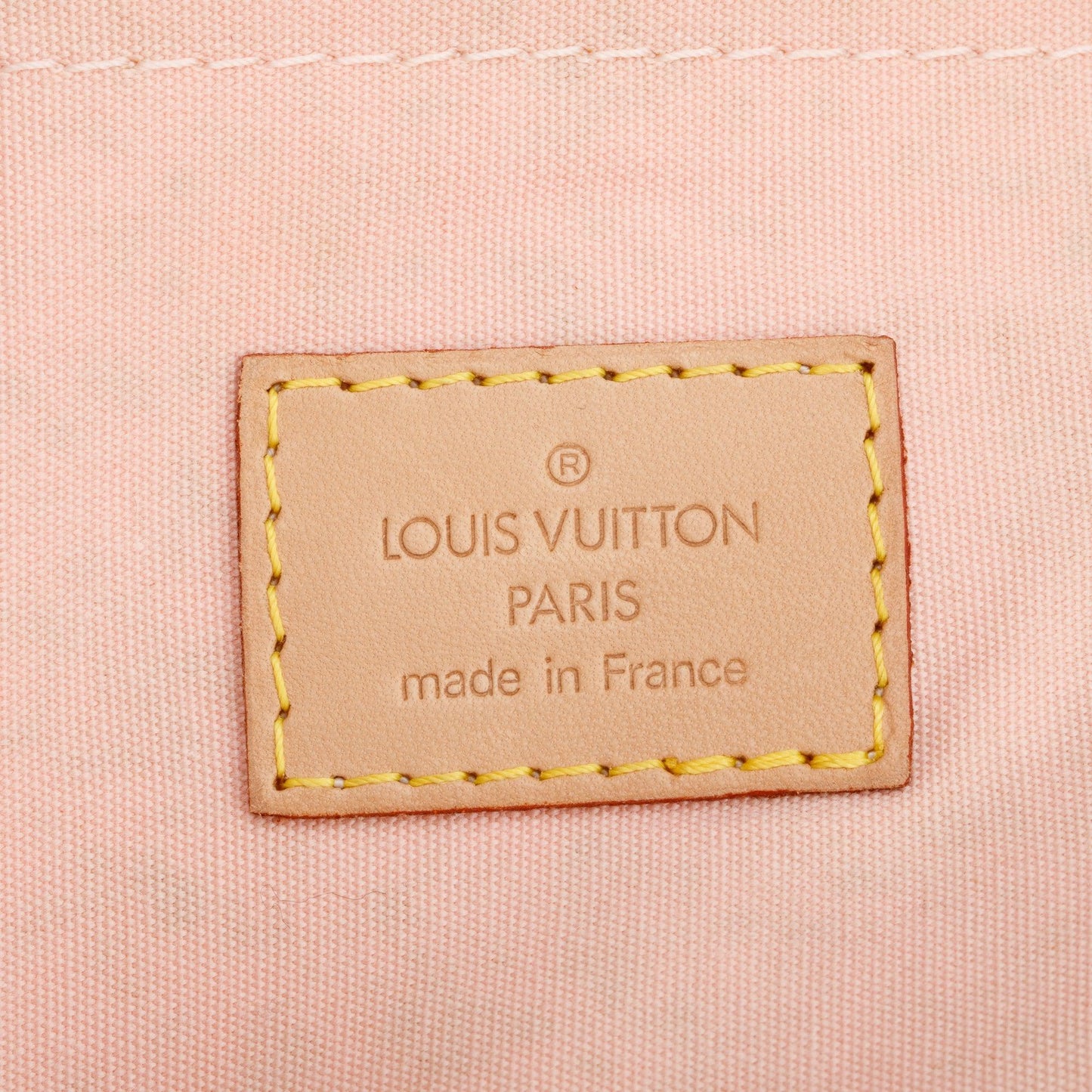 Louis Vuitton Beige Vernis Leather Biscayne Bay Bag