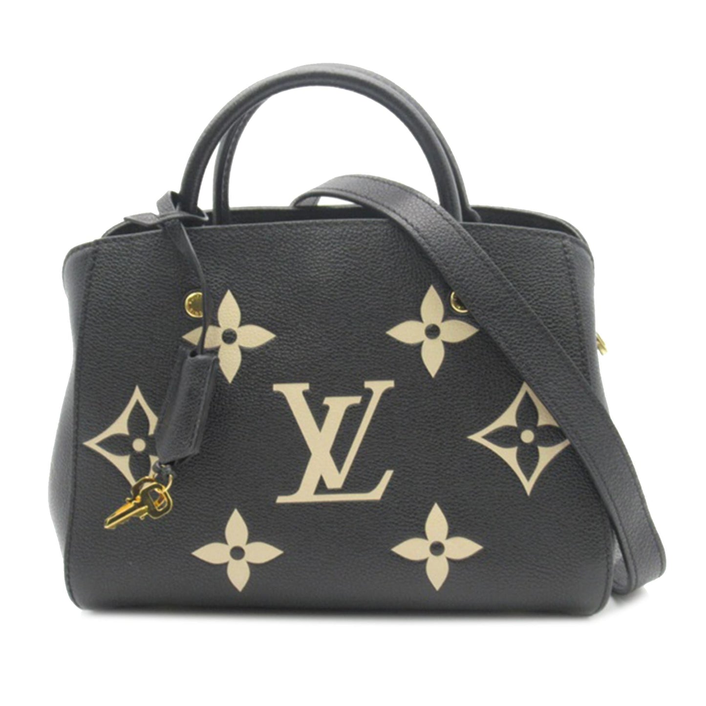 Louis Vuitton Bicolor Monogram Empreinte Giant Montaigne BB (SHG-FFAEuO)