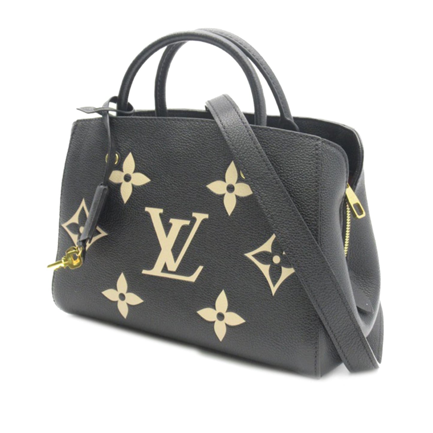 Louis Vuitton Bicolor Monogram Empreinte Giant Montaigne BB (SHG-FFAEuO)