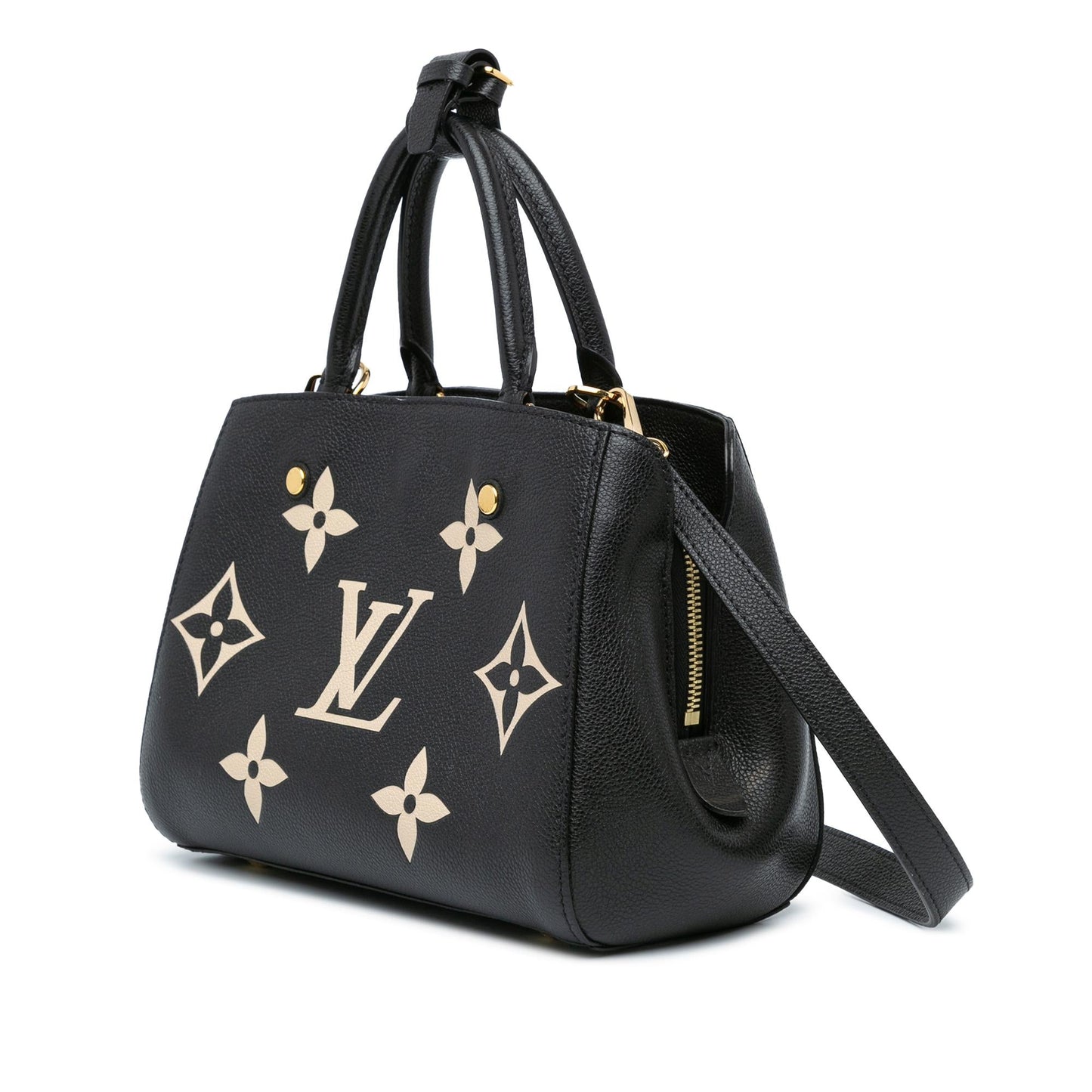 Louis Vuitton Bicolor Monogram Empreinte Giant Montaigne BB (SHG-9GwO0U)