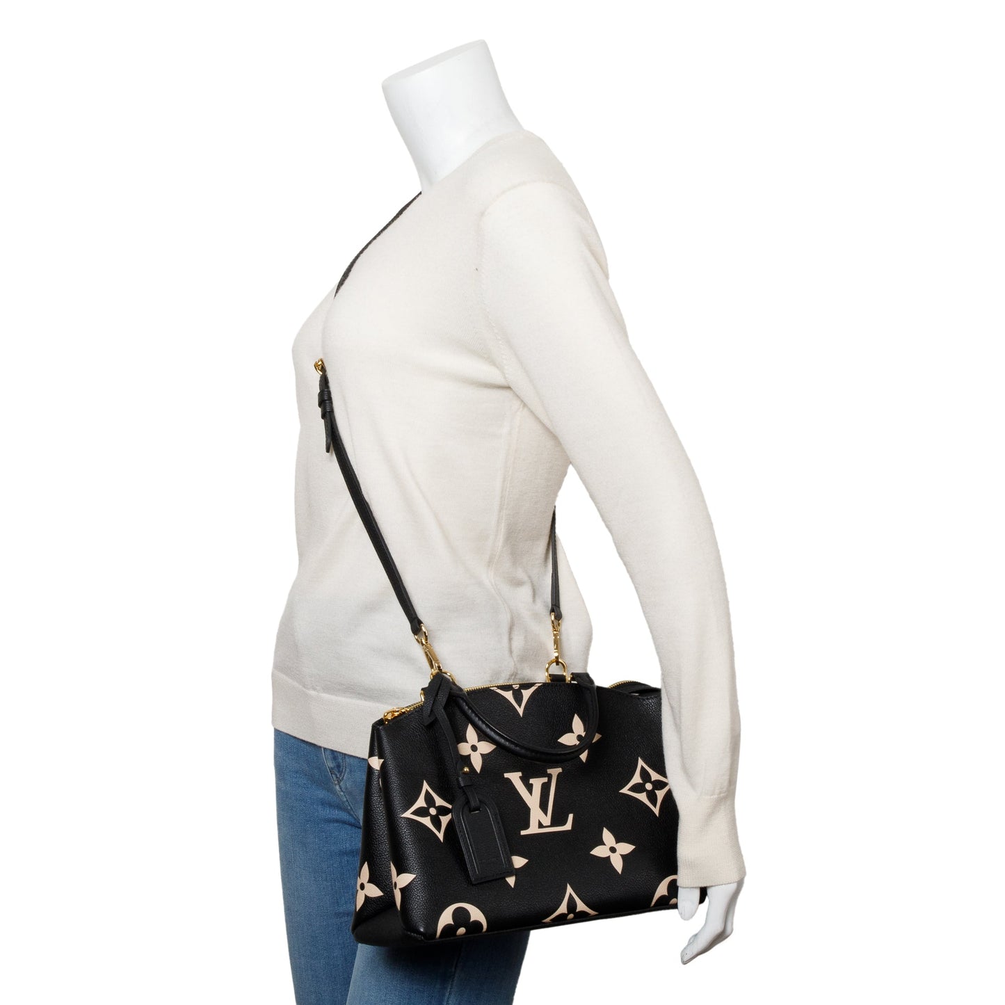Louis Vuitton Bicolor Monogram Giant Empreinte Petit Palais