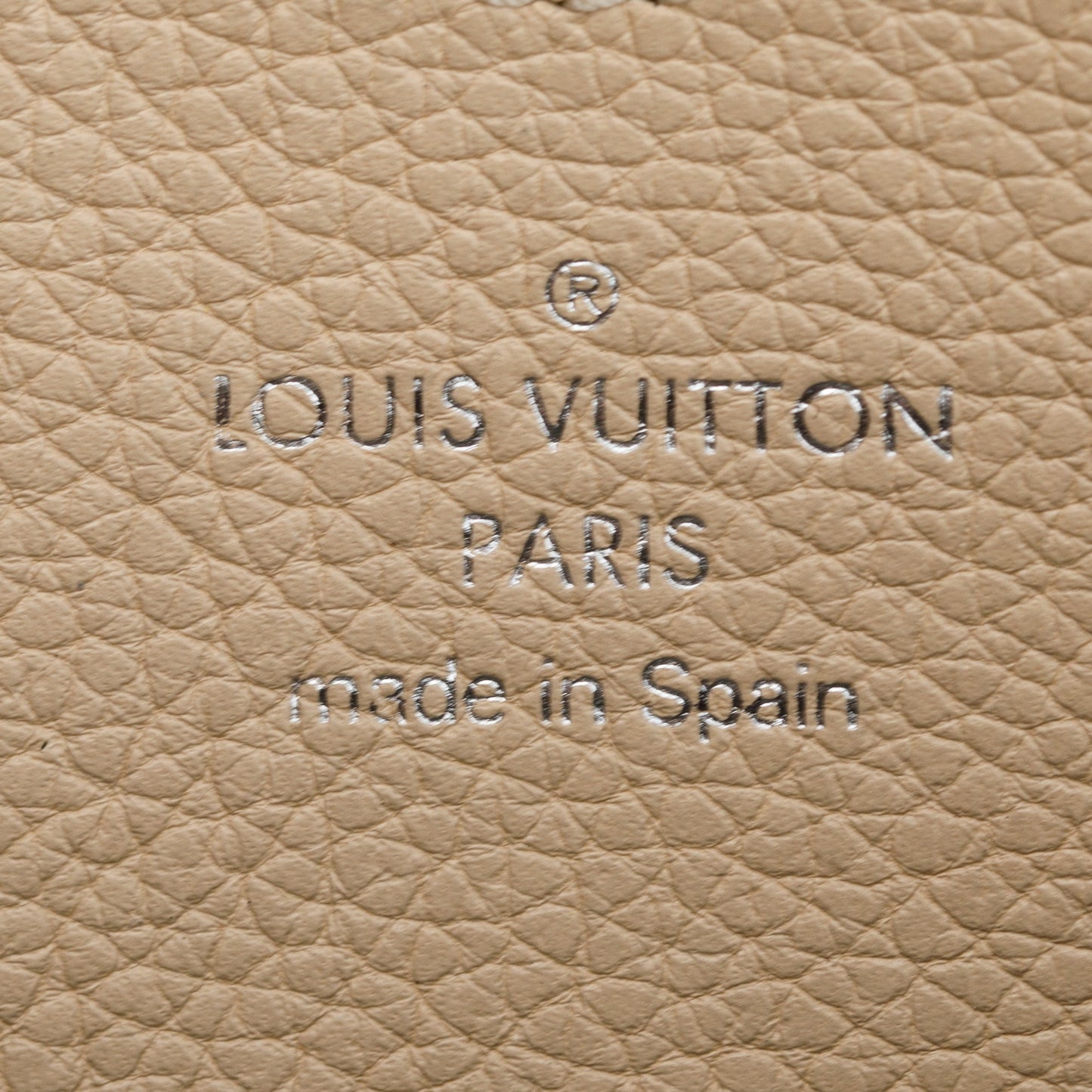 Louis Vuitton Black & Beige Calfskin Leather Lockme  Wallet