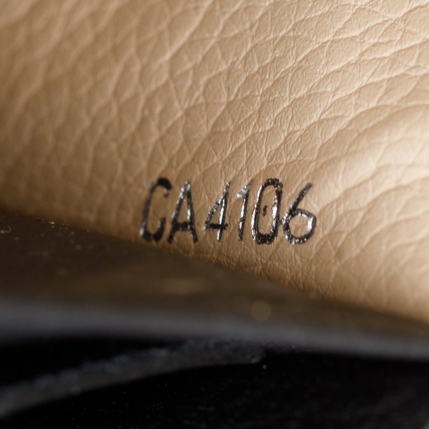 Louis Vuitton Black & Beige Calfskin Leather Lockme  Wallet