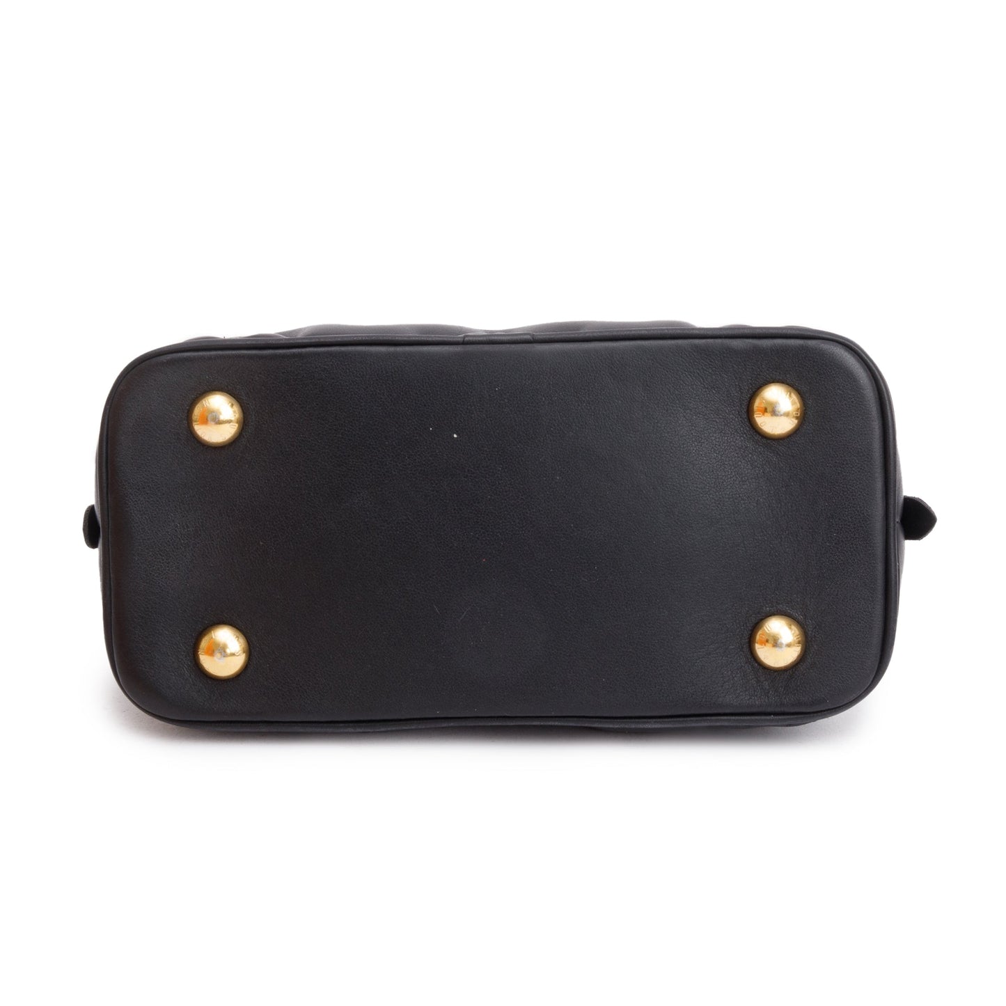 Louis Vuitton Black Bubblegram Embossed Leather Alma BB