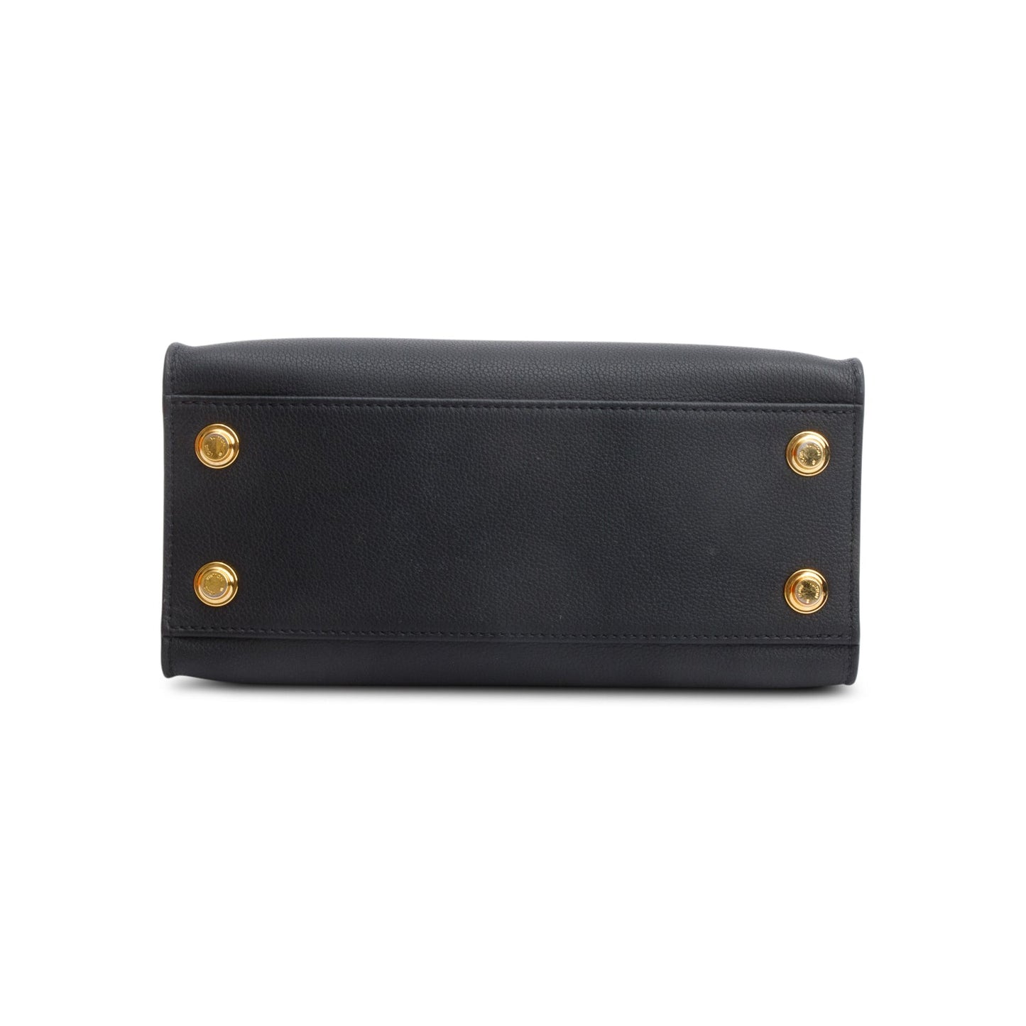 Louis Vuitton Black Calf Leather On My Side PM Tote