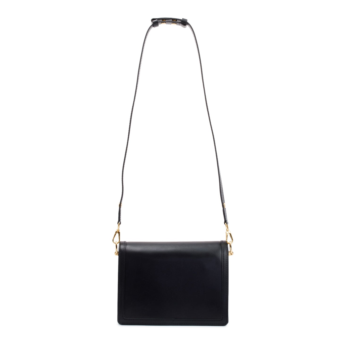 Louis Vuitton Black Calfskin Leather Dauphine MM